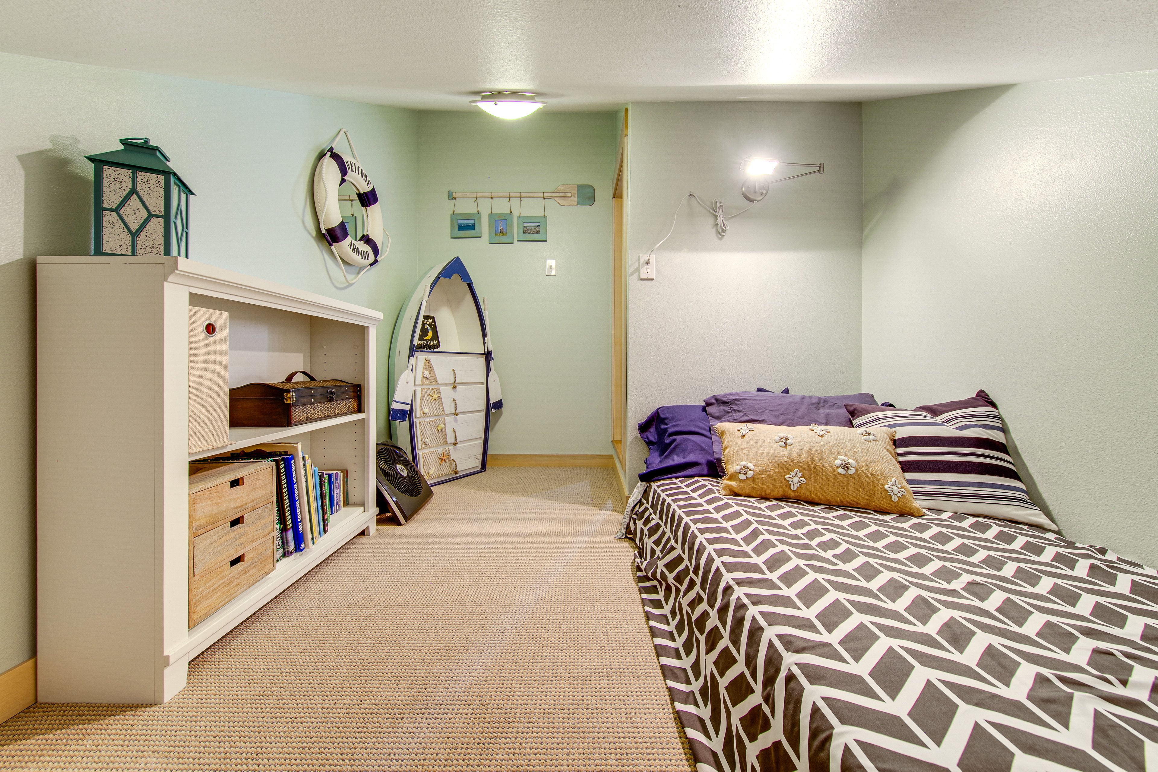 Game Room | 2nd Floor | Twin Floor Mattress | Board Games & Books