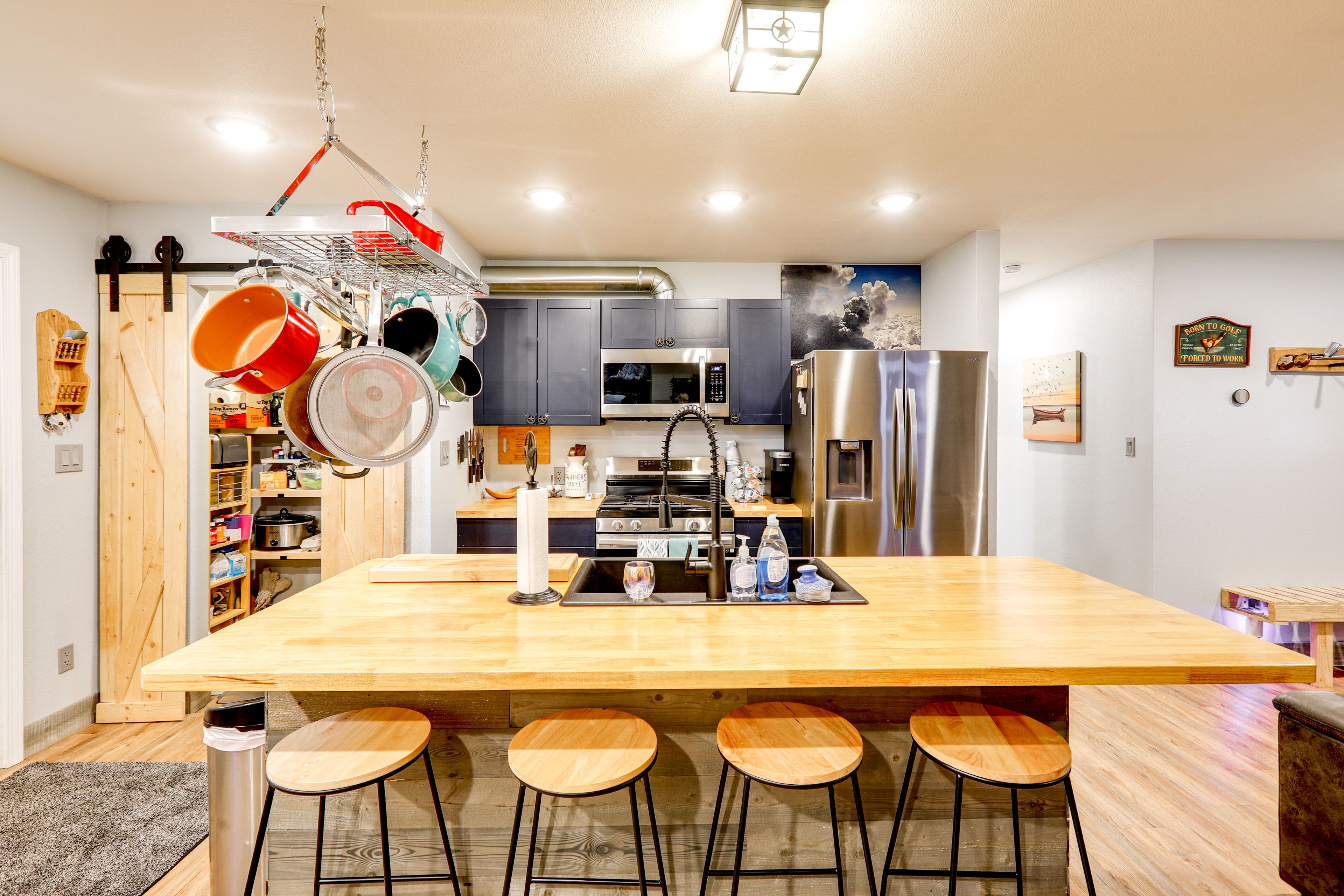 Property Interior | Single-Story Home | Free WiFi | Radiant Floor Heating