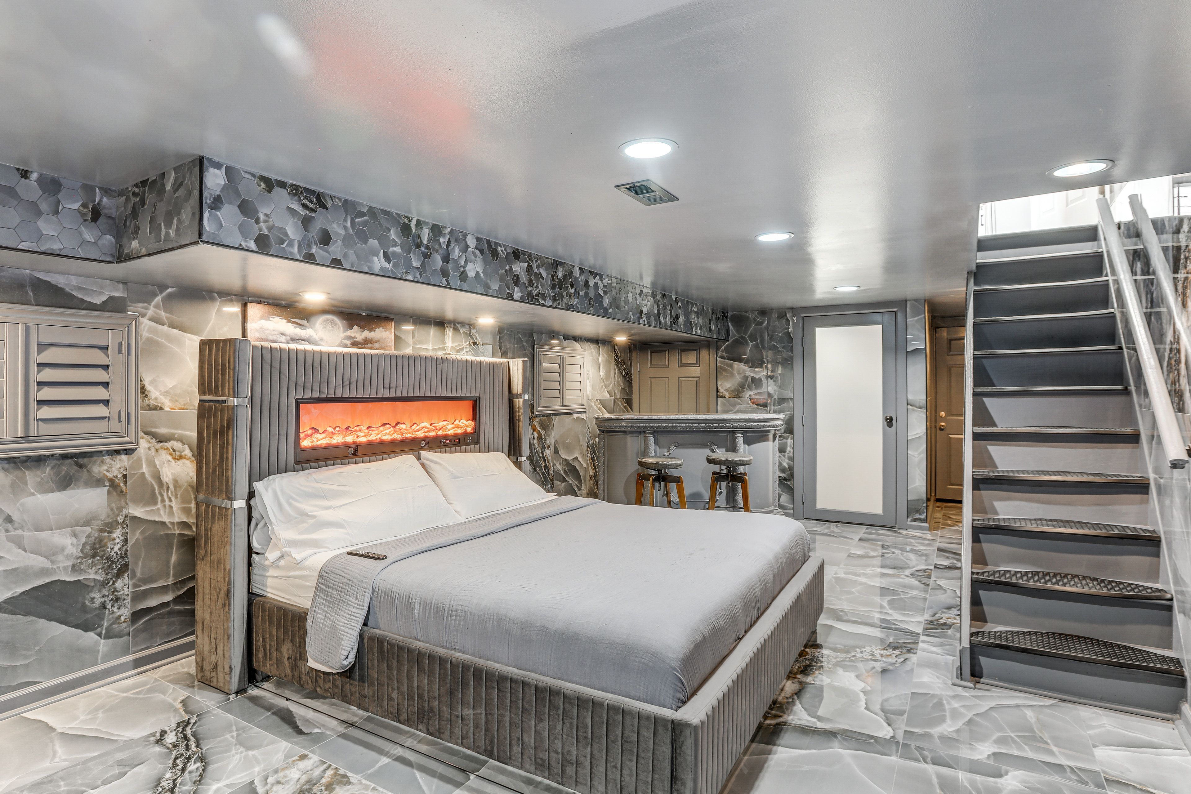 Bedroom 1 (The Blue Room) | Lower Level