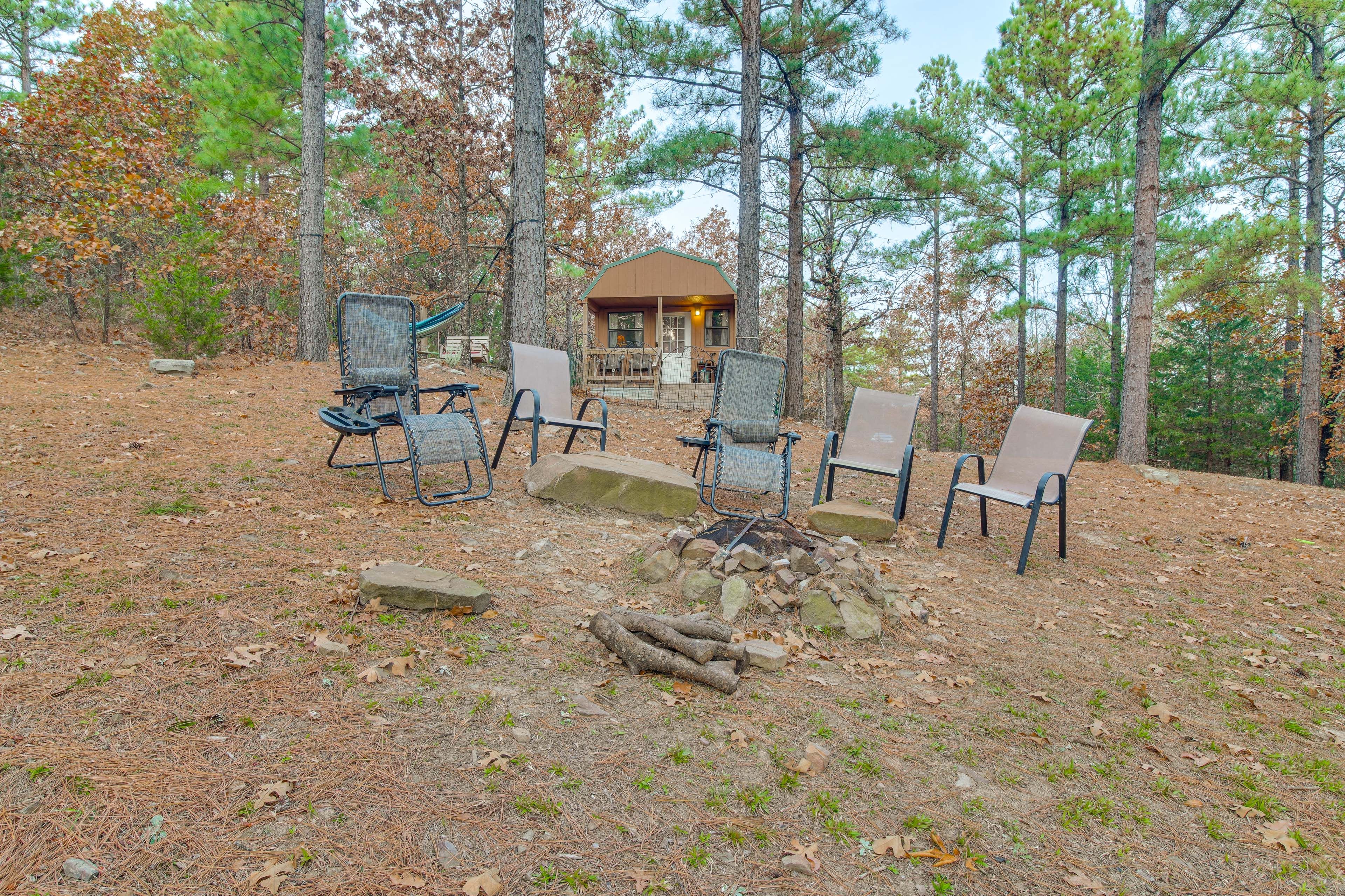 Fire Pit Area | On-Site Hiking