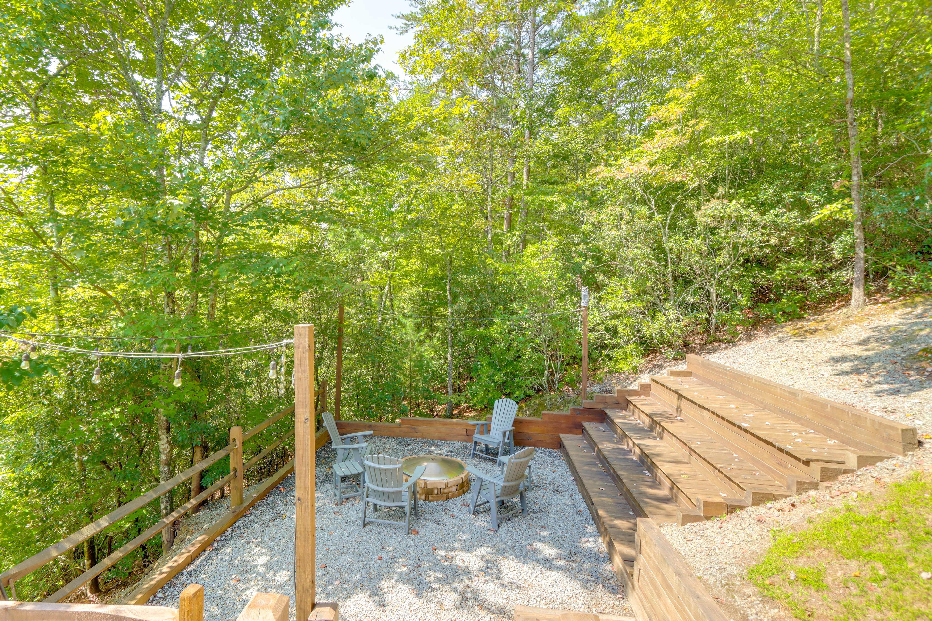Private Backyard Area | Fire Pit
