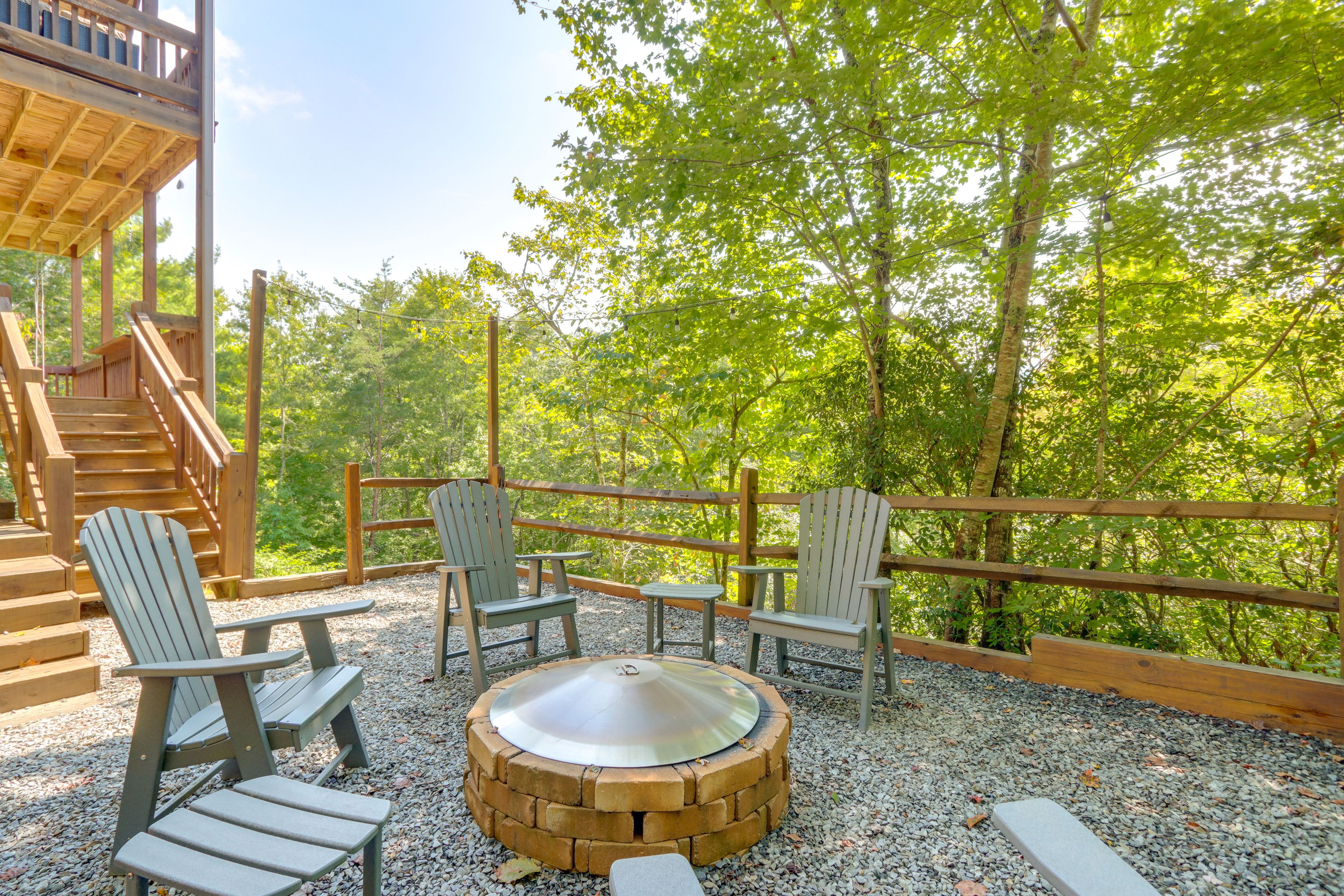 Private Backyard Area | Fire Pit