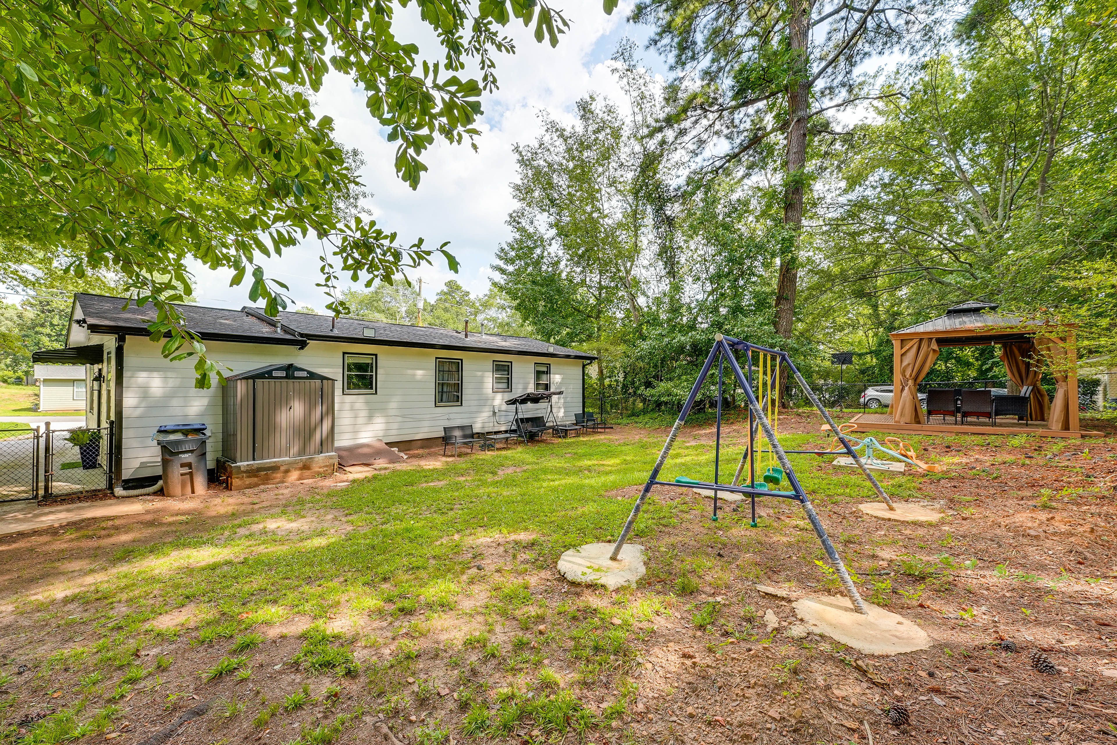 House Exterior | Private Backyard | Swing Set | Gas Grill