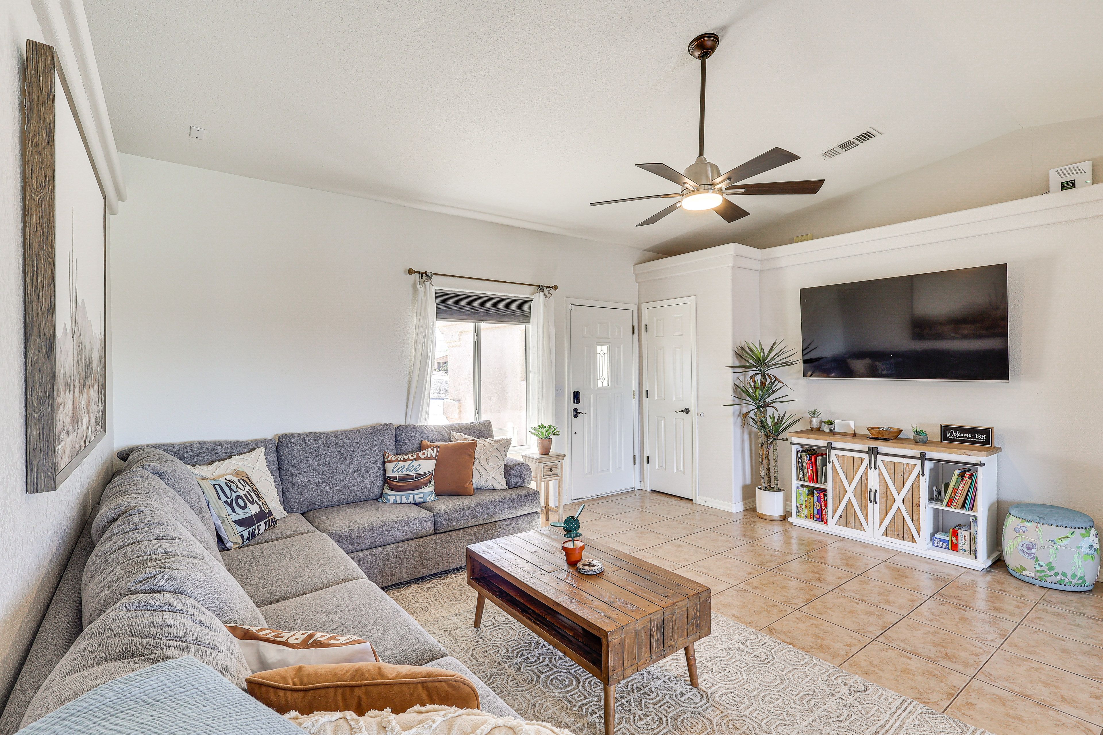 Living Room | Smart TV | Queen Sleeper Sofa