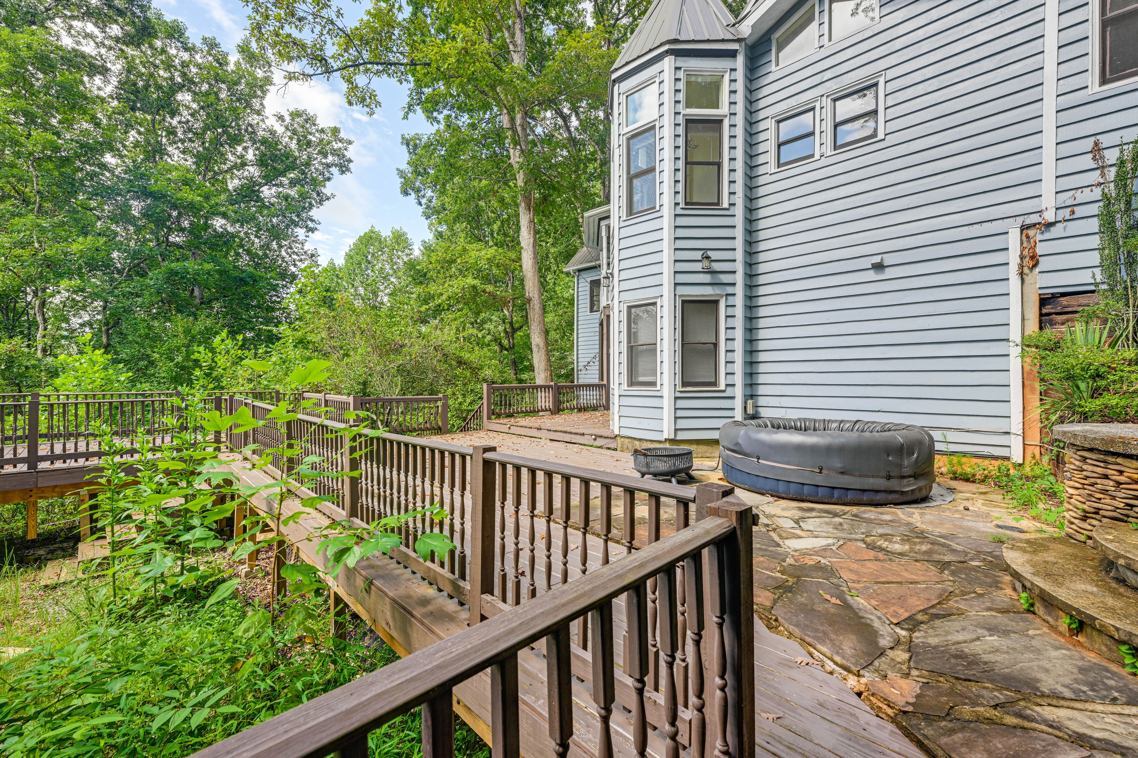 Property Exterior | Deck | Wood-Burning Fire Pit