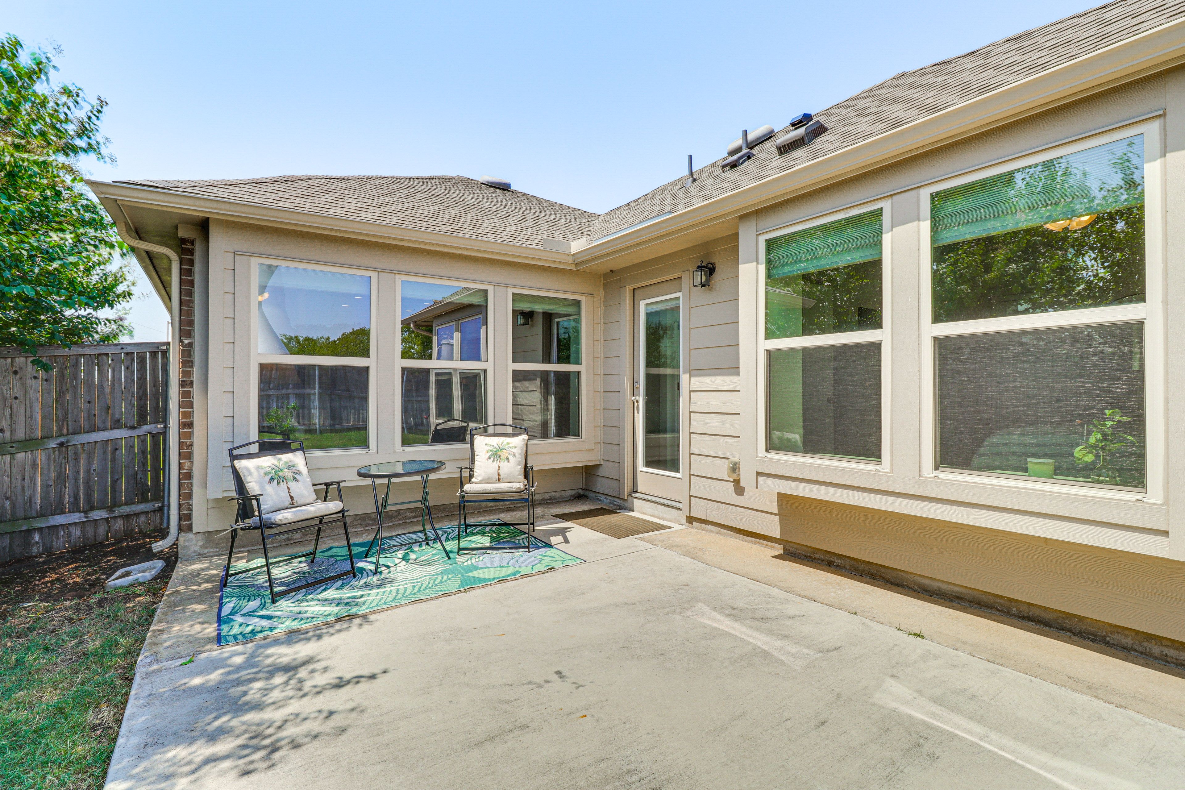 Furnished Patio | Fenced Yard