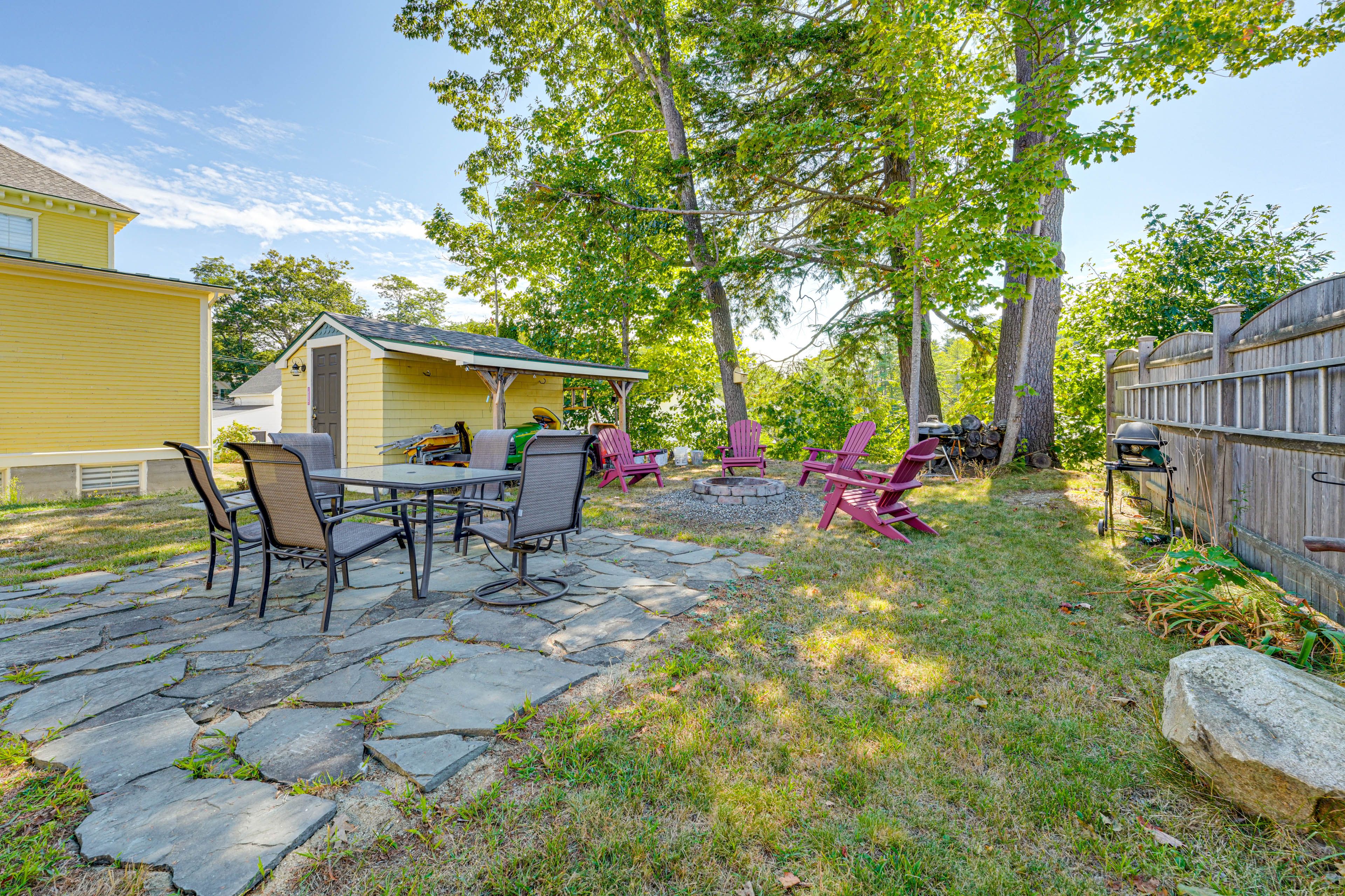 Shared Outdoor Space | Charcoal Grill | Fire Pit | Patio w/ Dining Area