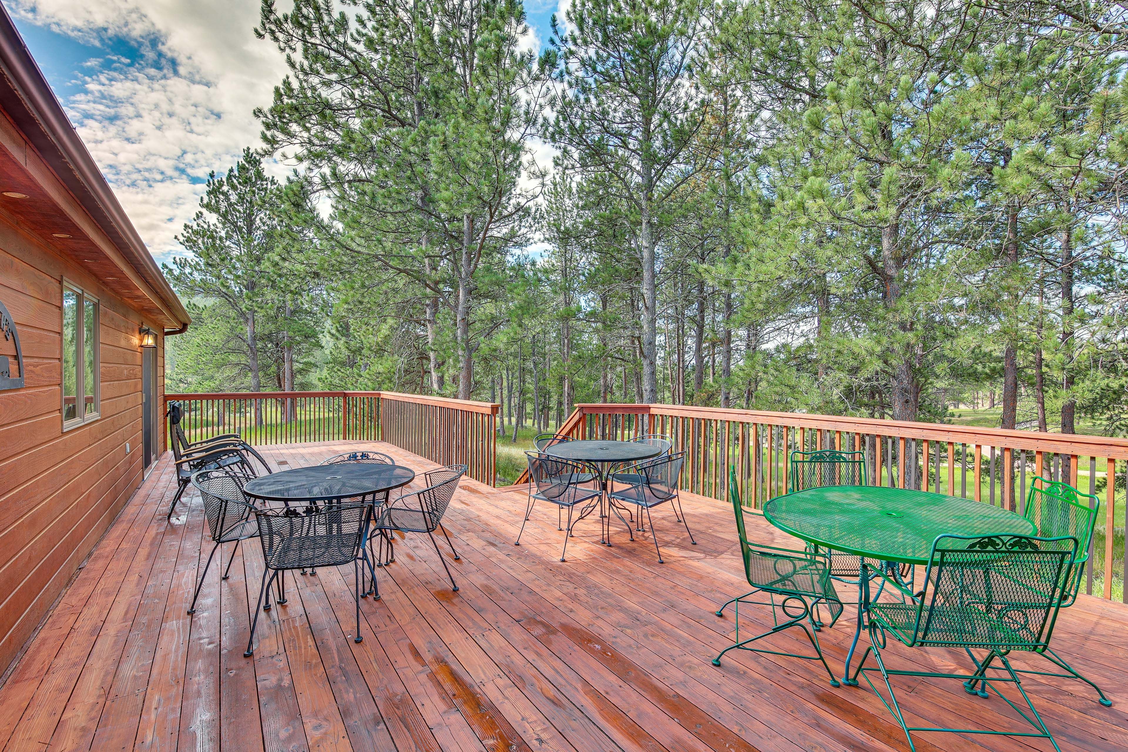 Deck | 3 Dining Areas | Scenic Surroundings