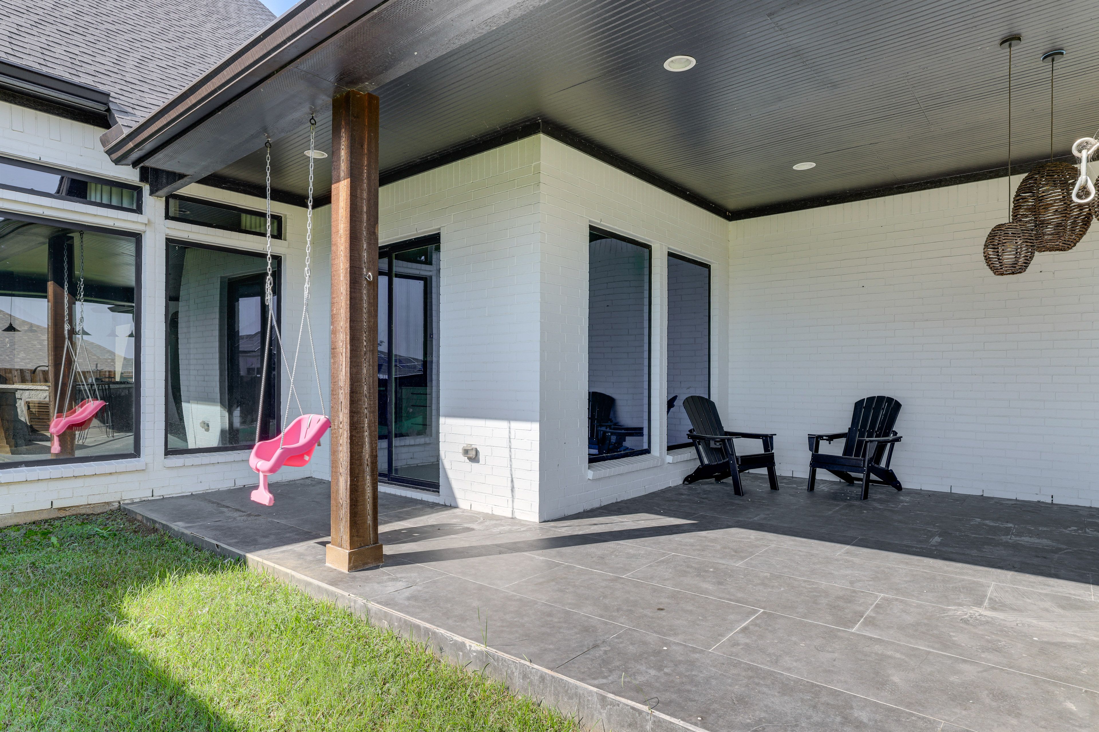 House Exterior | Covered Patio w/ Seating