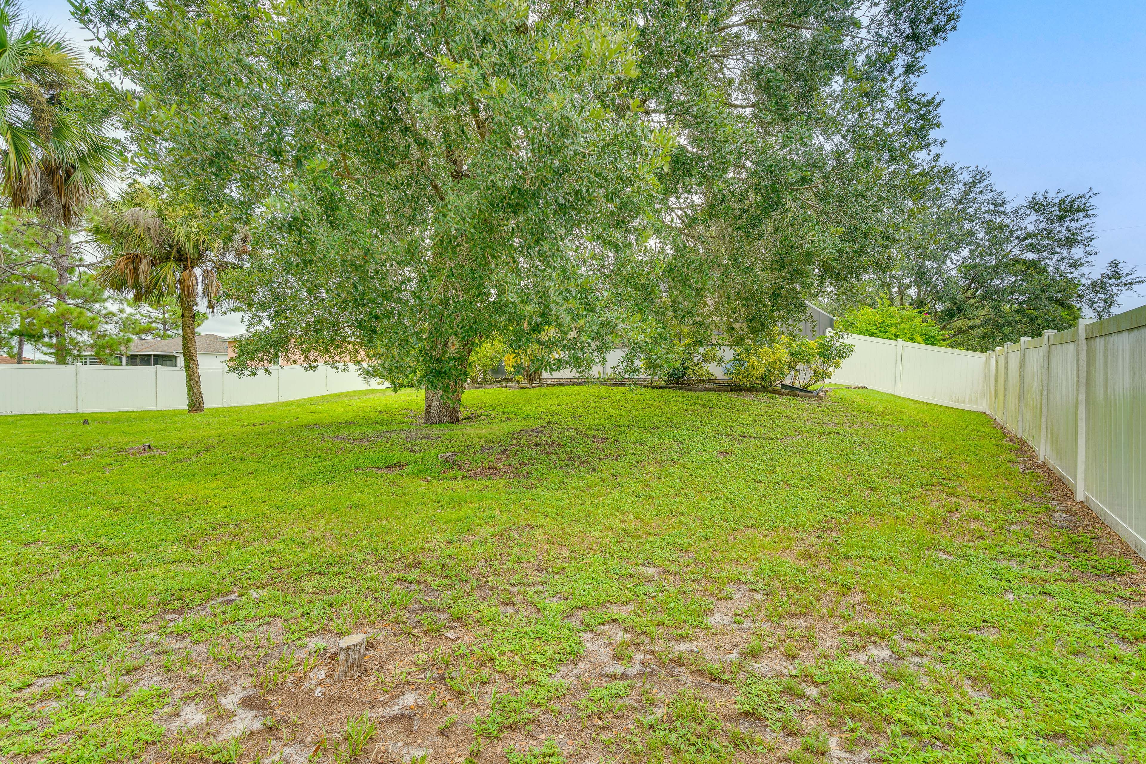 House Exterior | Pet-Friendly Fenced Backyard