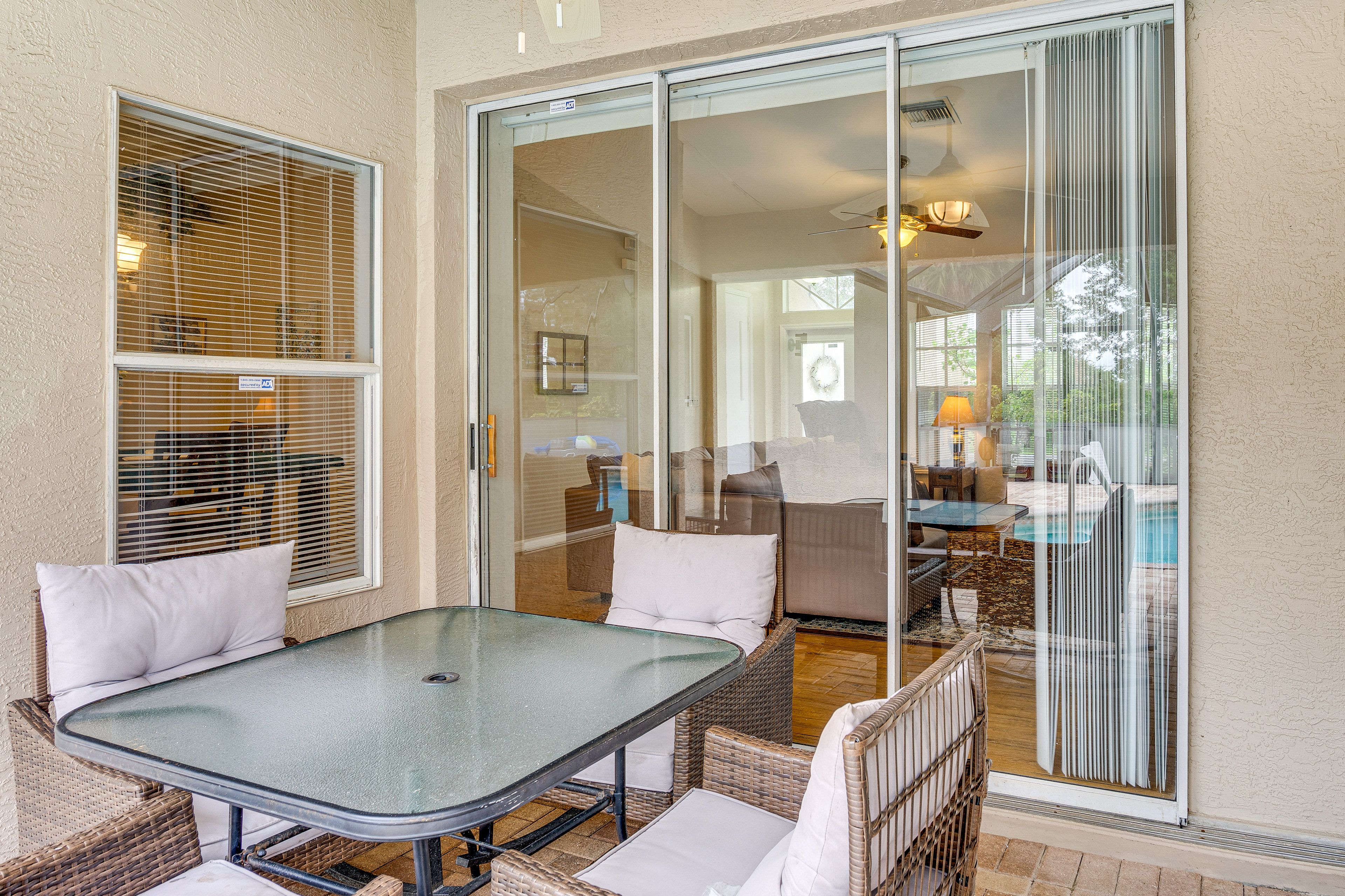 House Exterior | Furnished Lanai | Dining Area | Gas Grill