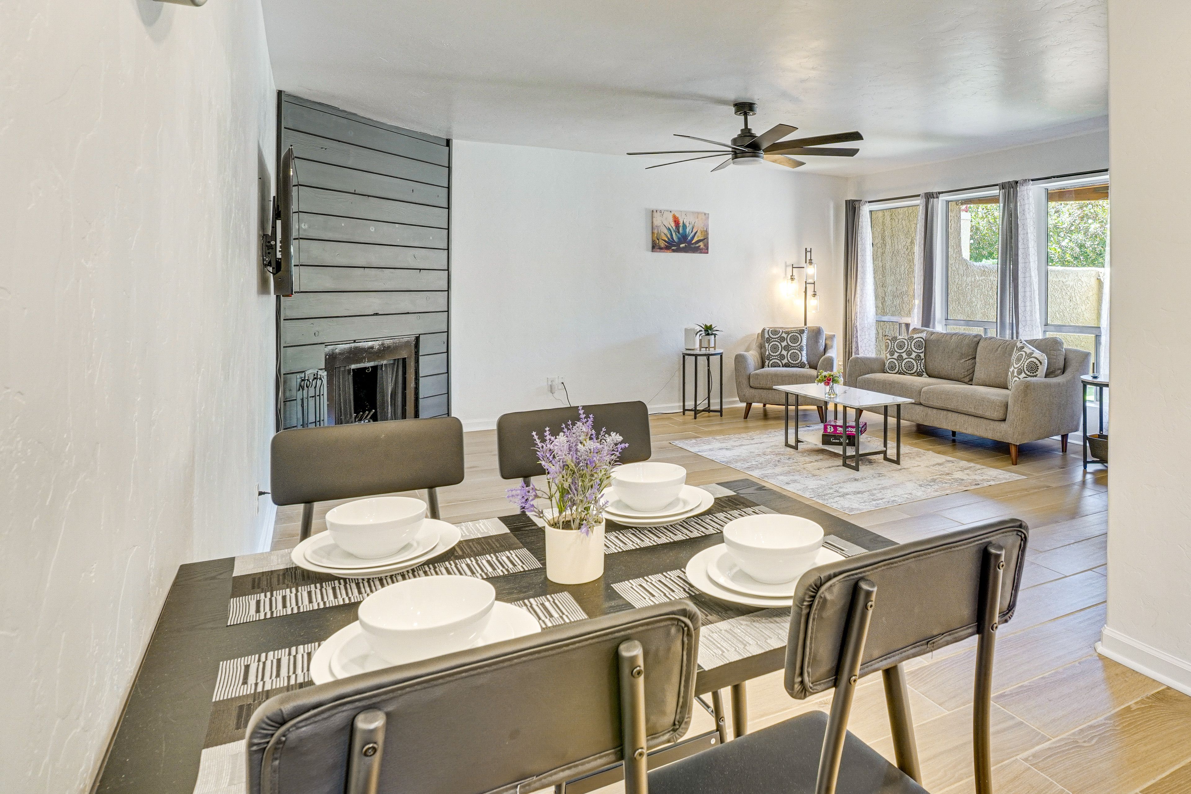 Living Space | Free WiFi | Central A/C & Heating