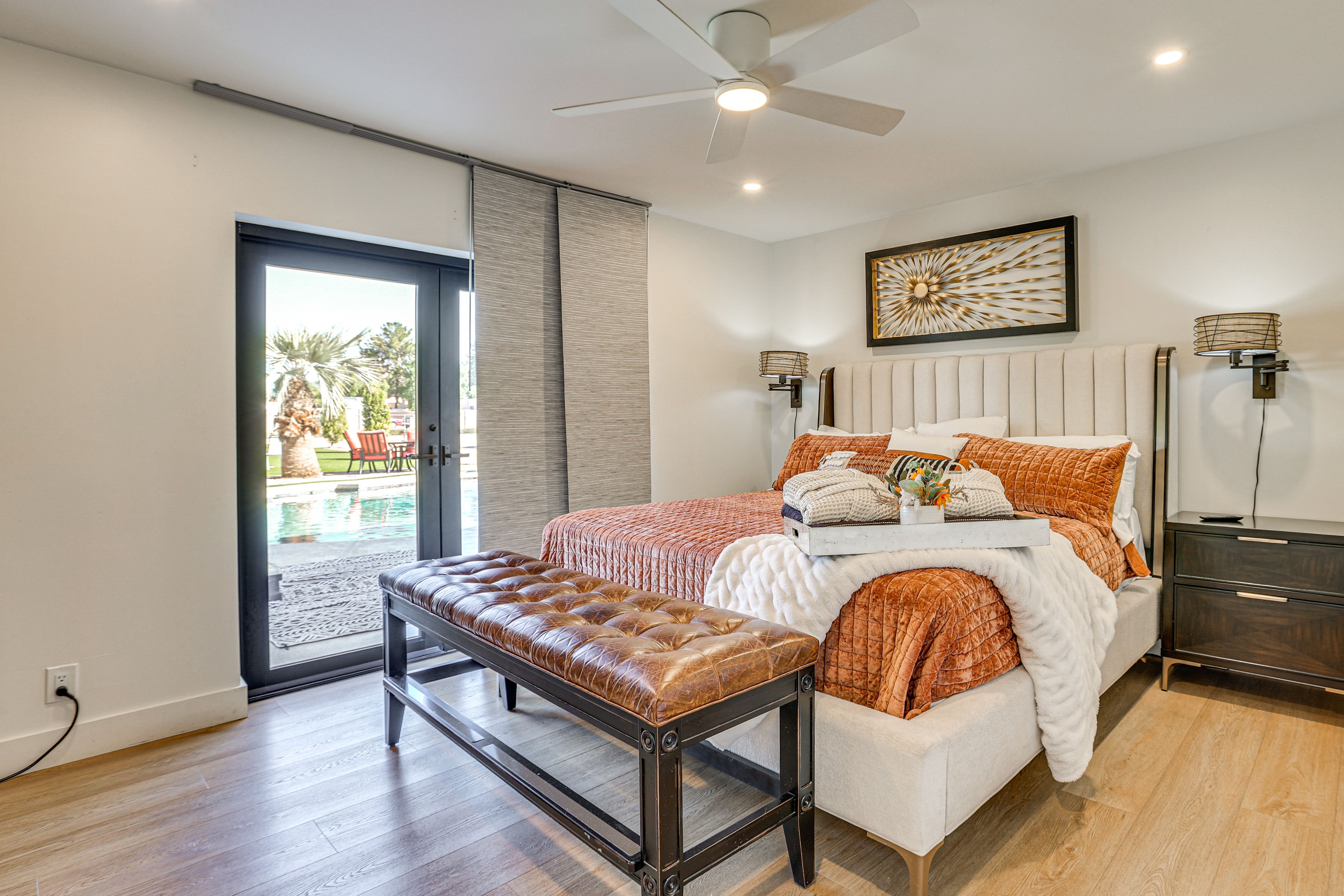 Bedroom 1 | King Bed | Smart TV | Linens Provided