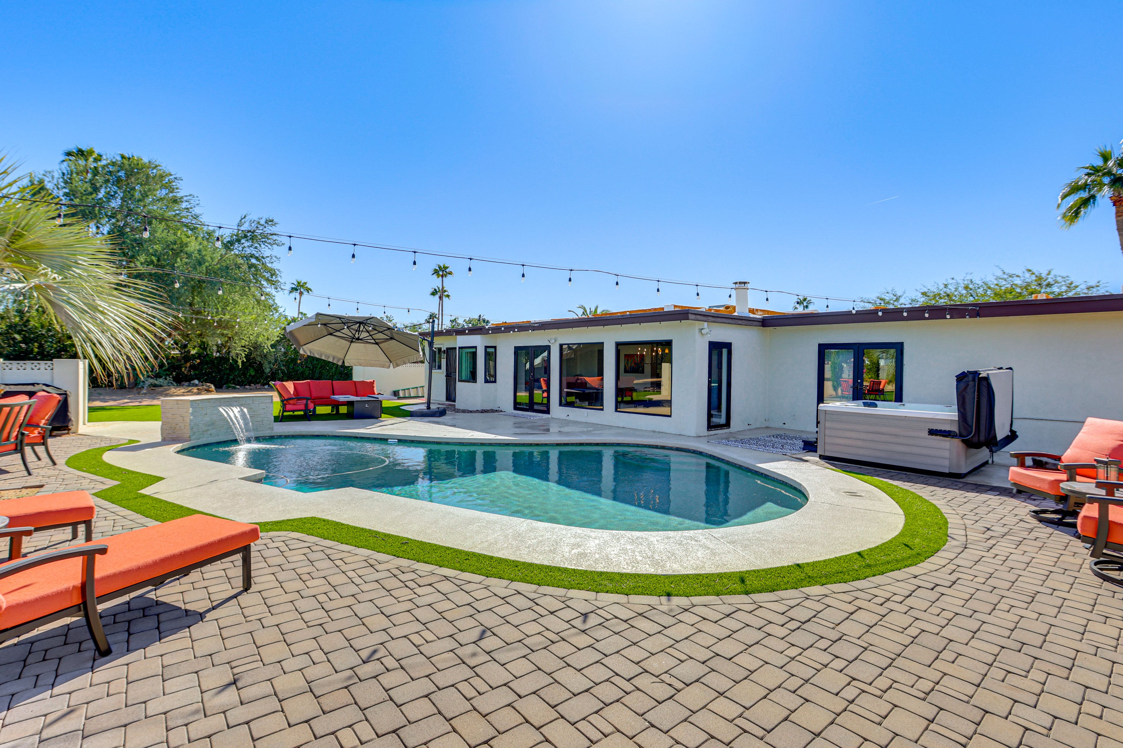 Scottsdale Vacation Rental | 4BR | 2BA | 2,500 Sq Ft | 1 Step Required