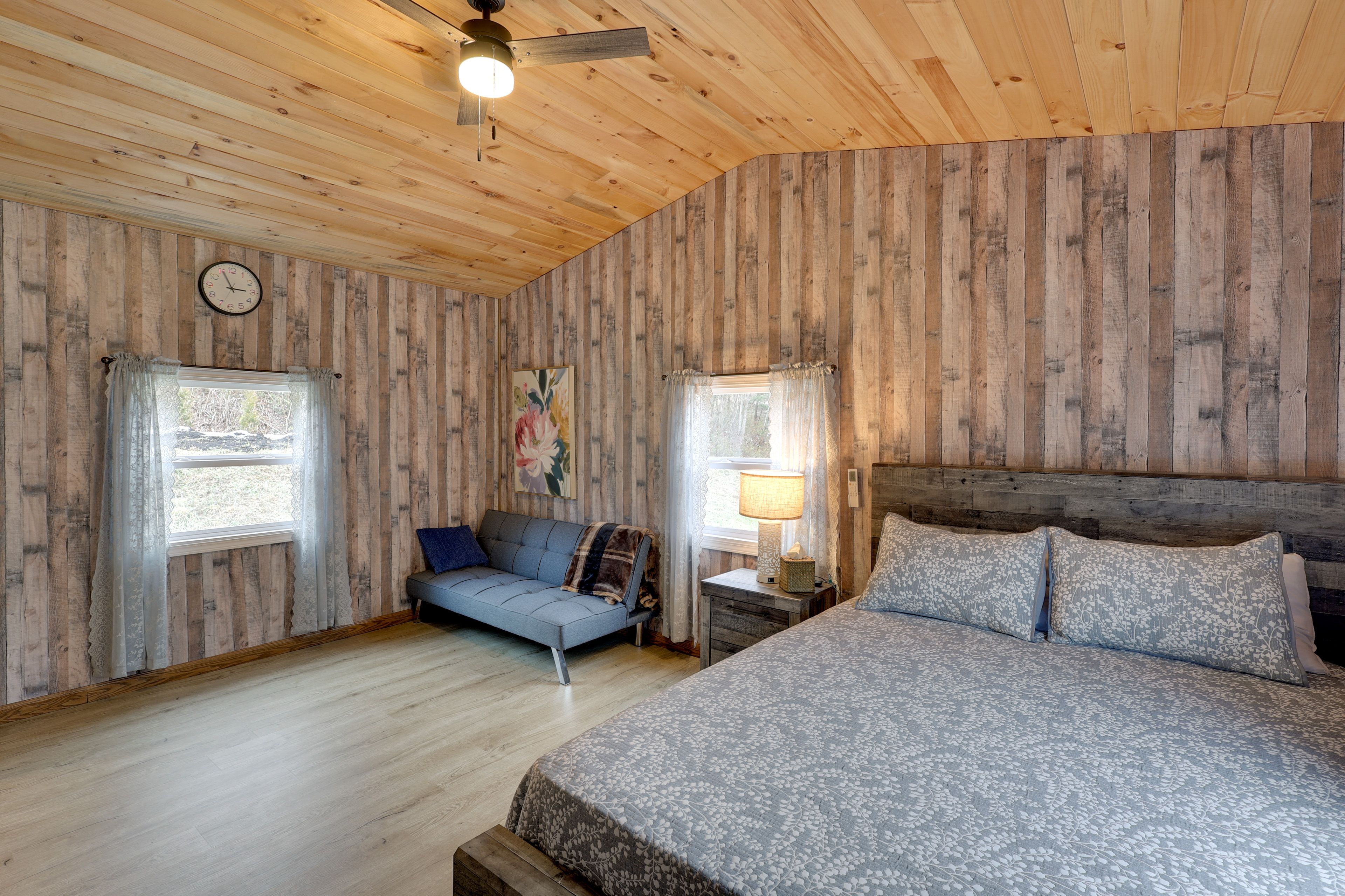 Bedroom 1 | Queen Bed | Full Futon | Linens Provided