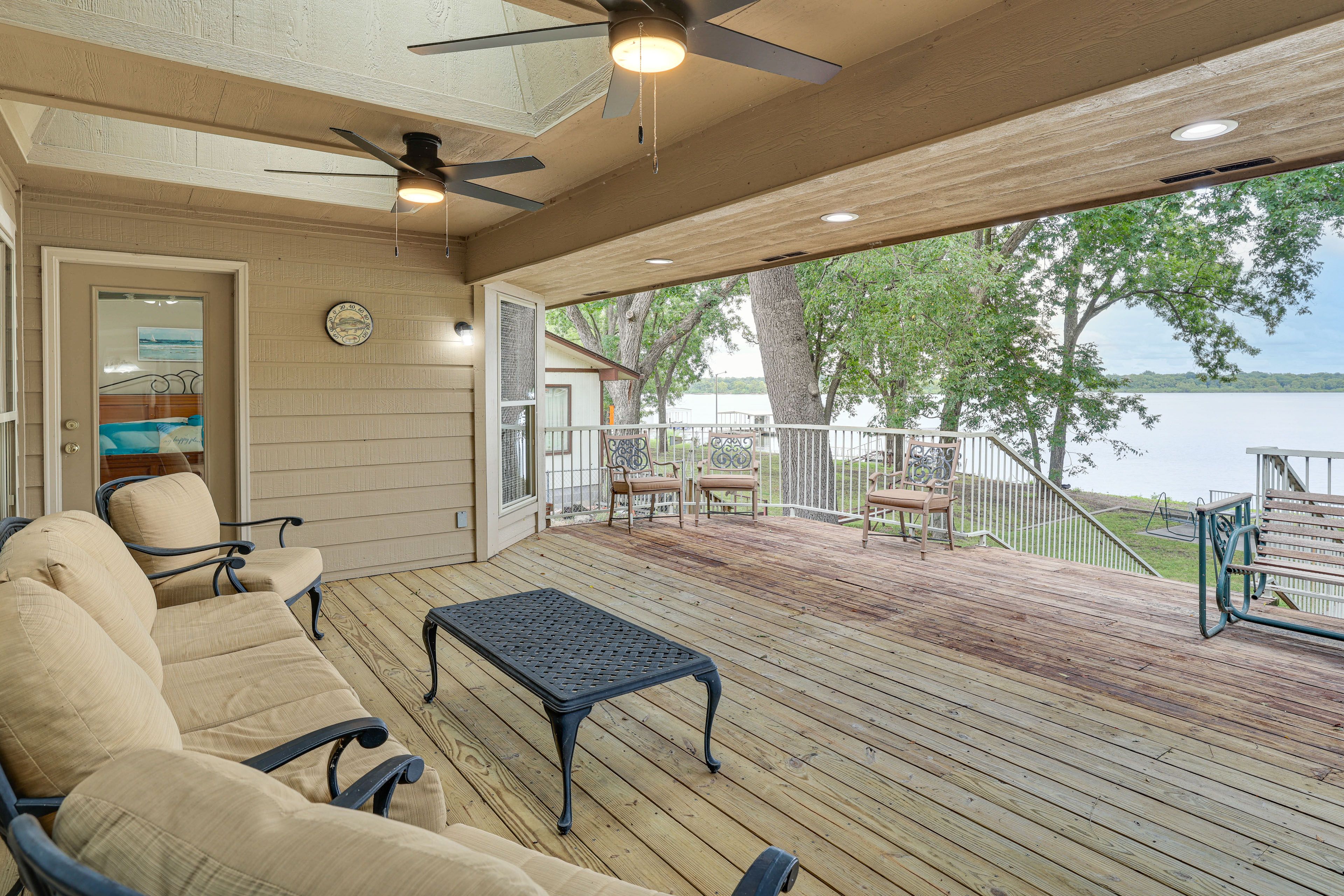 House Exterior | Furnished Deck | Gas Grill | Lake Views