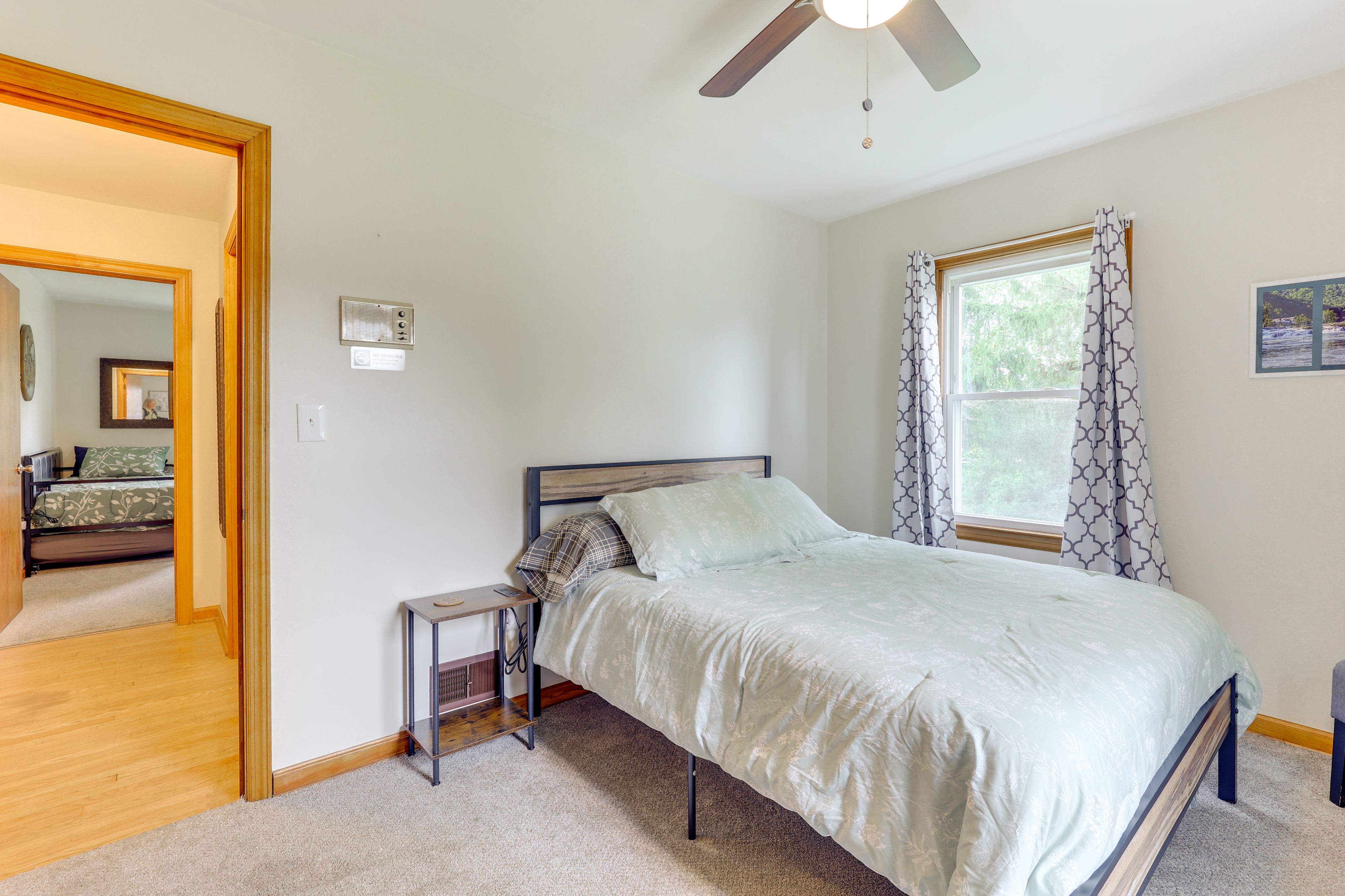 Bedroom 1 | Full Bed | Linens | Main Level