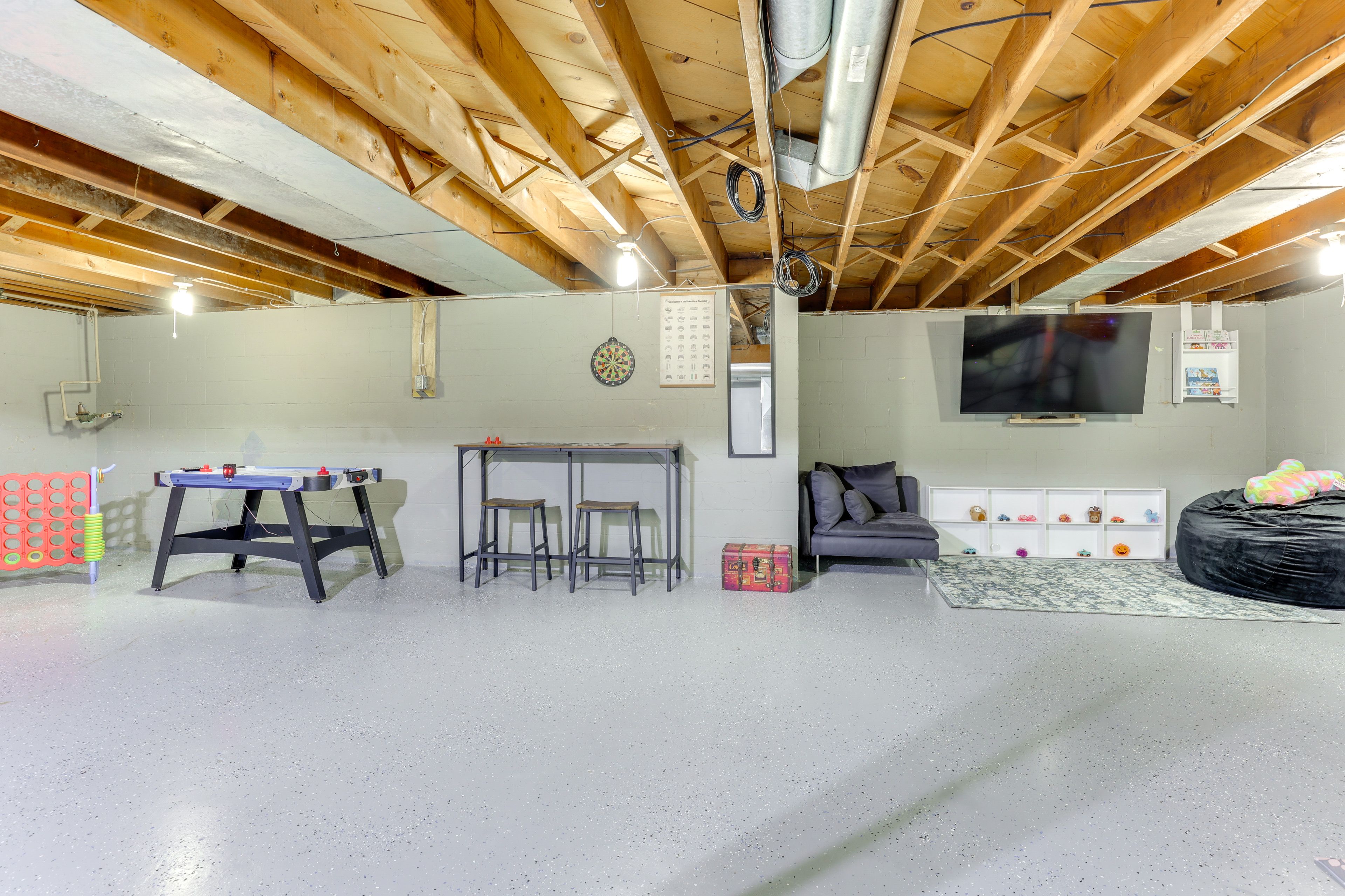Basement | Game Area | Lower Level
