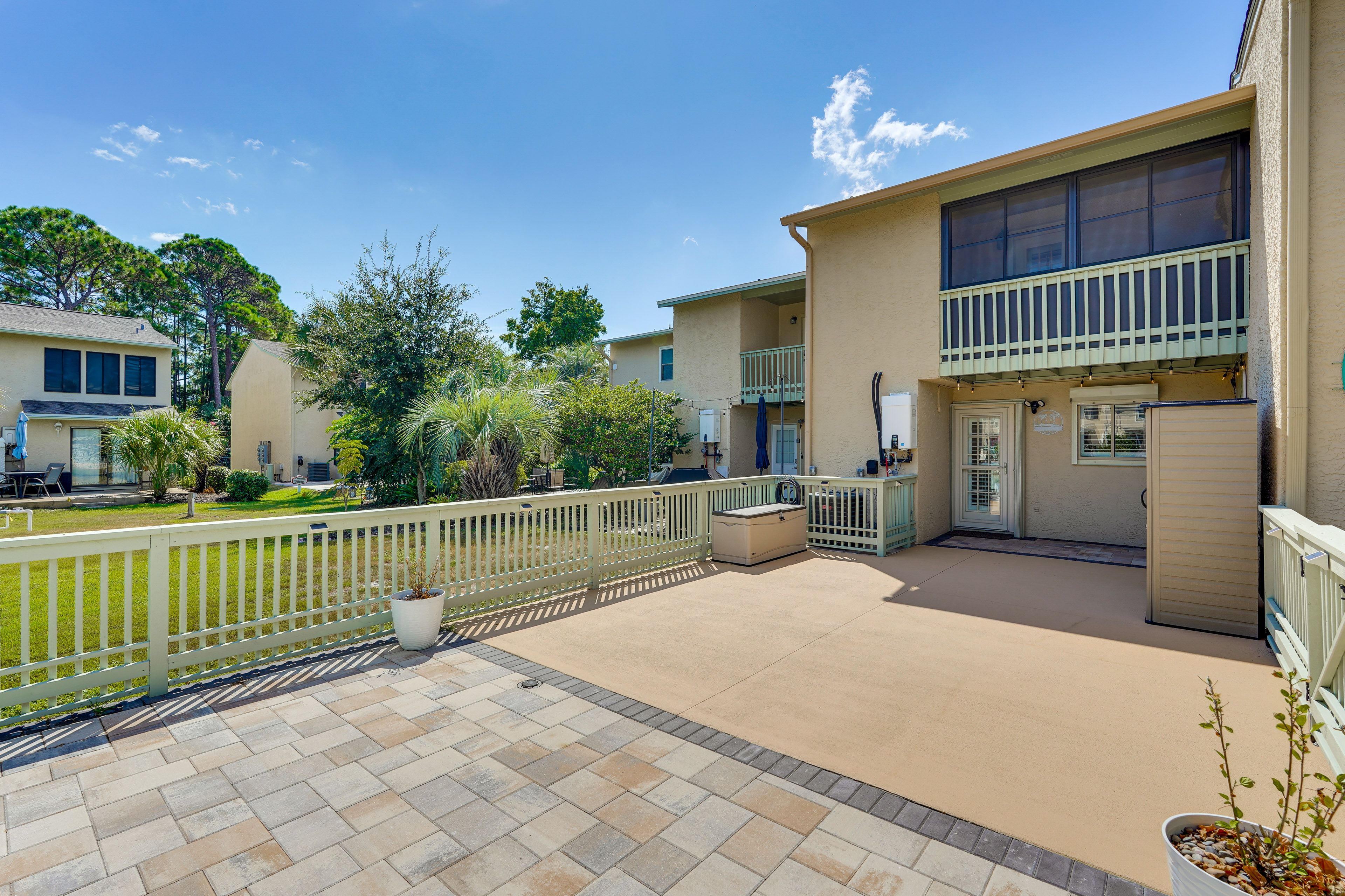 Private Patio | 2-Story Townhome