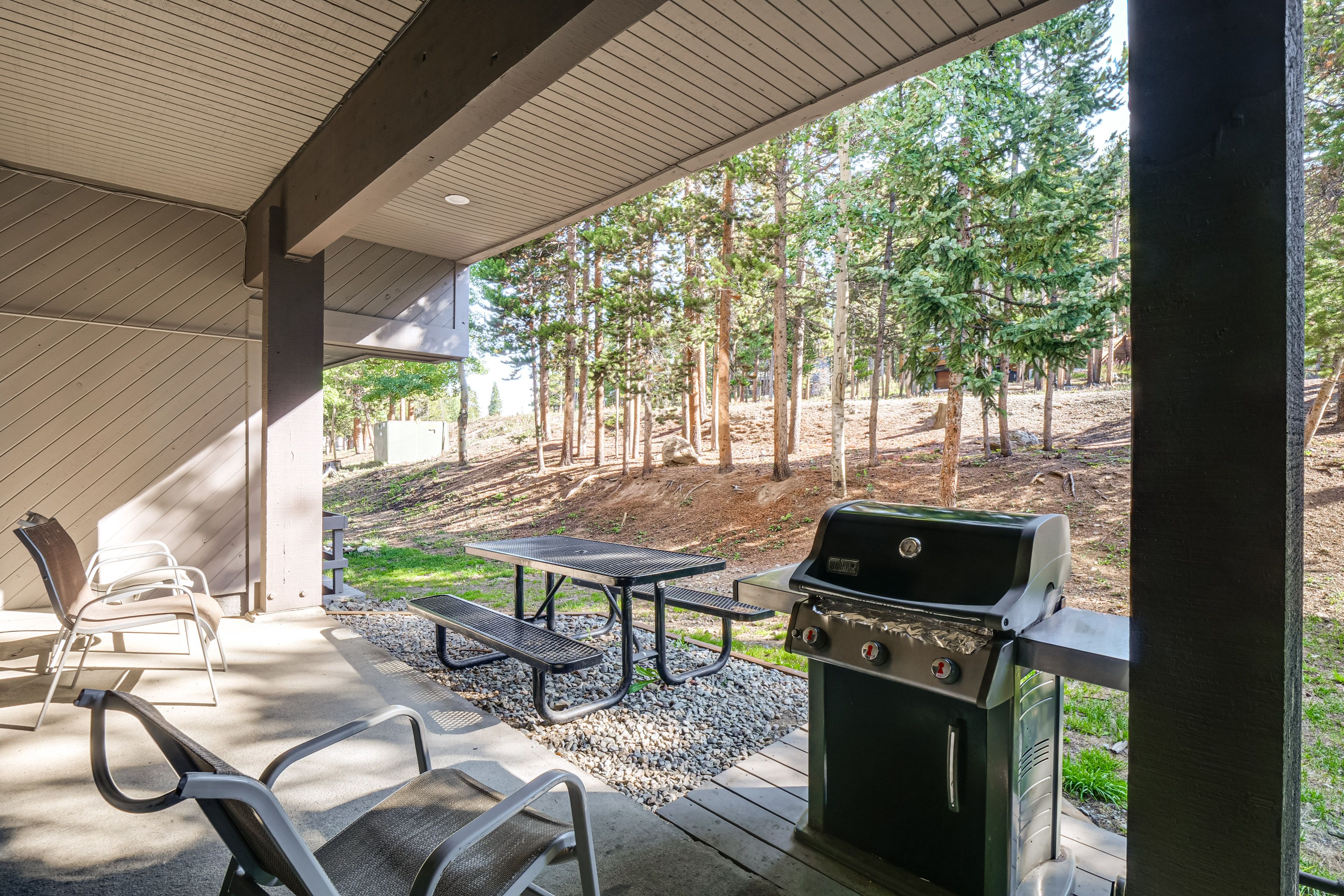 Covered Patio | Picnic Table | Gas Grill