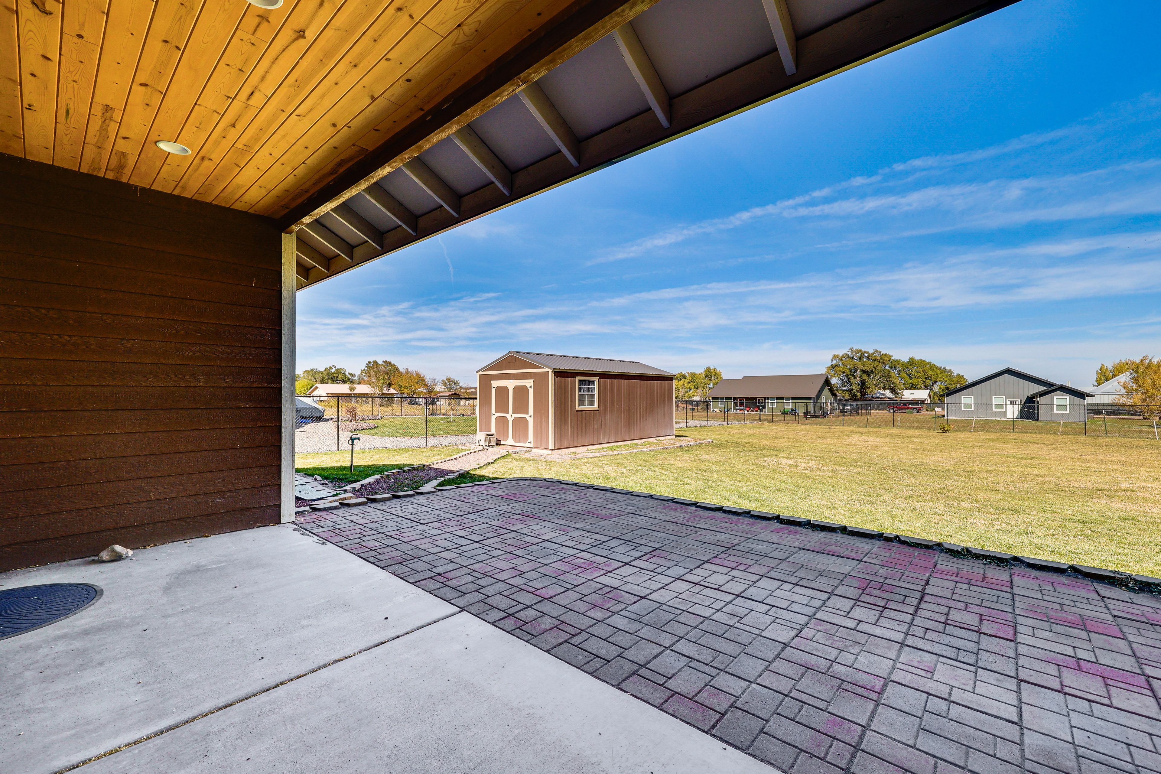 Covered Patio | Fenced Backyard