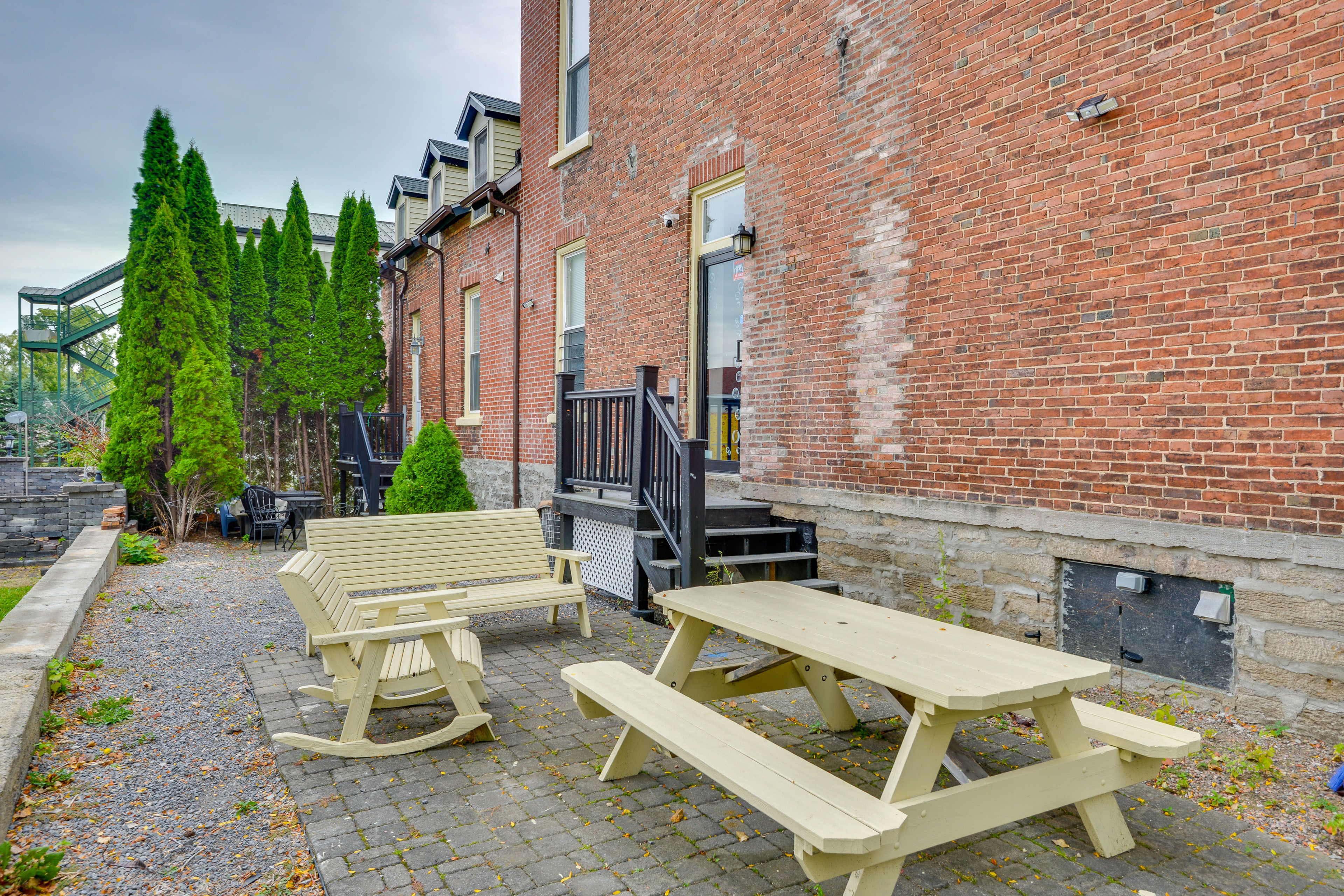 Shared Patio | Dining Areas | Gas Fire Pit