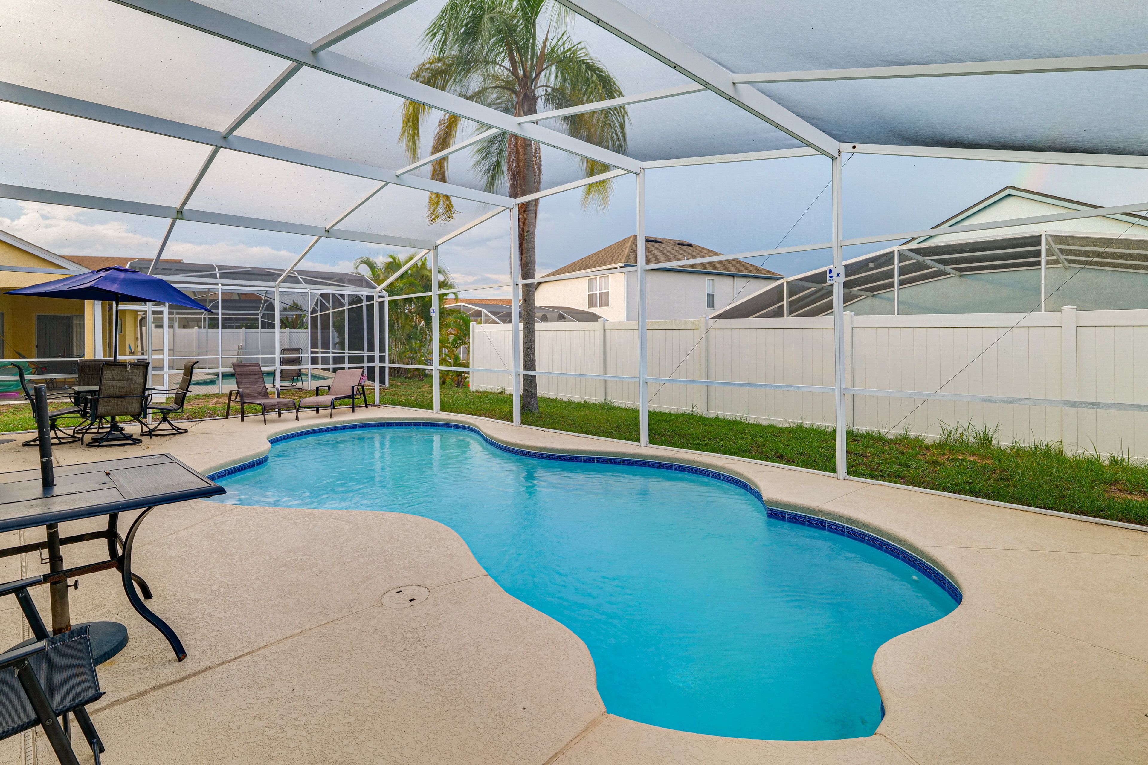 Screened-In Lanai | Private Pool | Dining Tables | Gas Grill