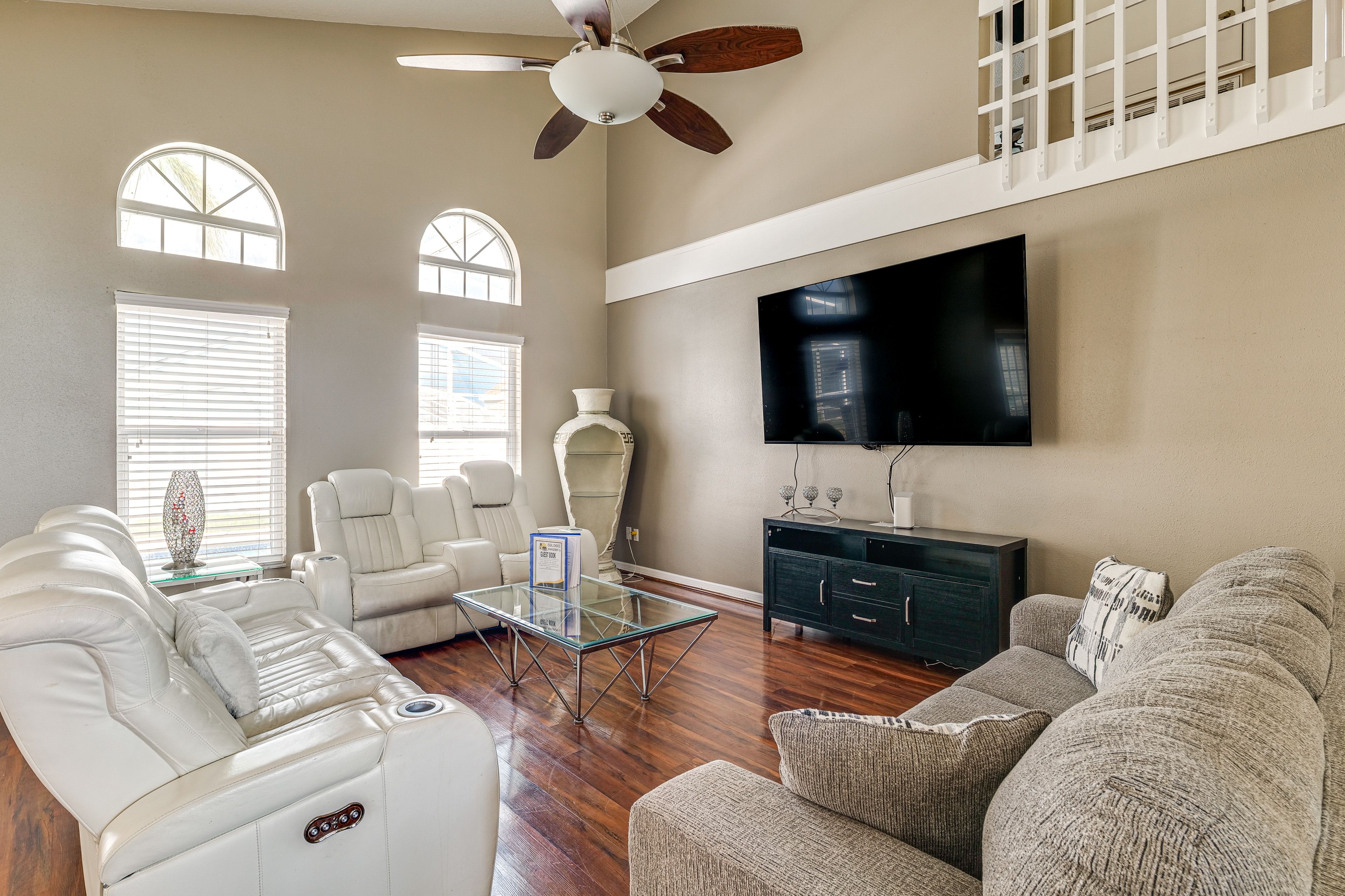 Property Interior | 2-Story Home | Free WiFi | Central A/C & Heating