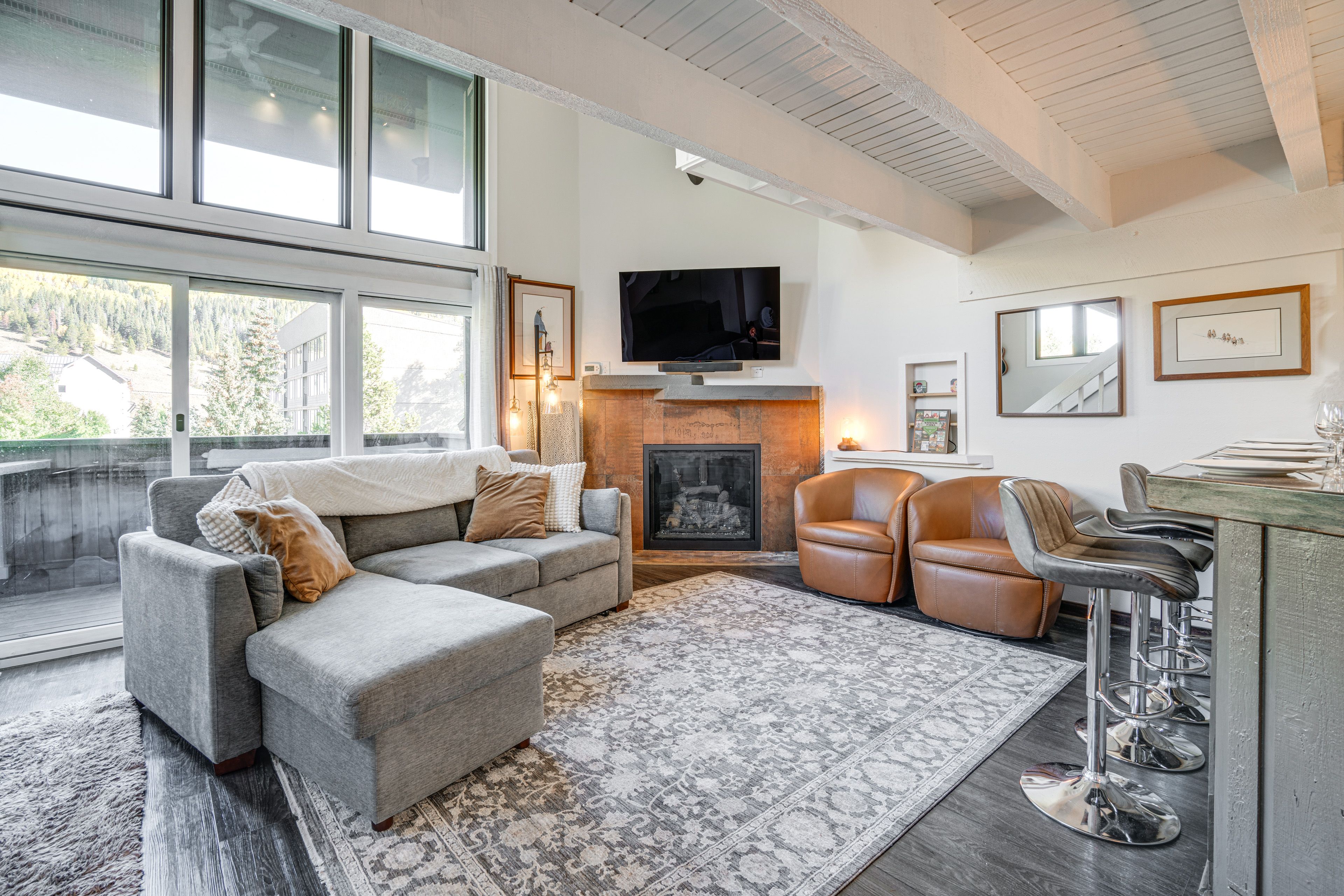 Copper Mountain Vacation Rental | 1BR | 2BA | 900 Sq Ft | Stairs Required