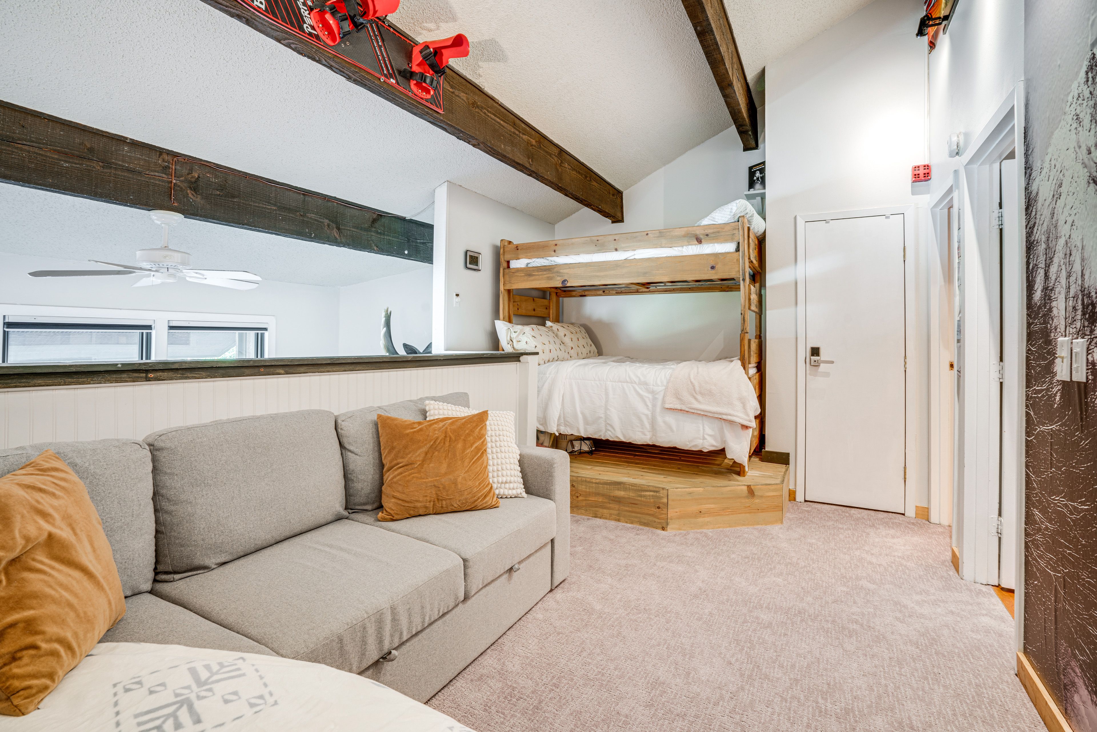 Bedroom 2 (Loft) | Twin/Full Bunk Bed | Full Sleeper Sofa | 2nd Floor