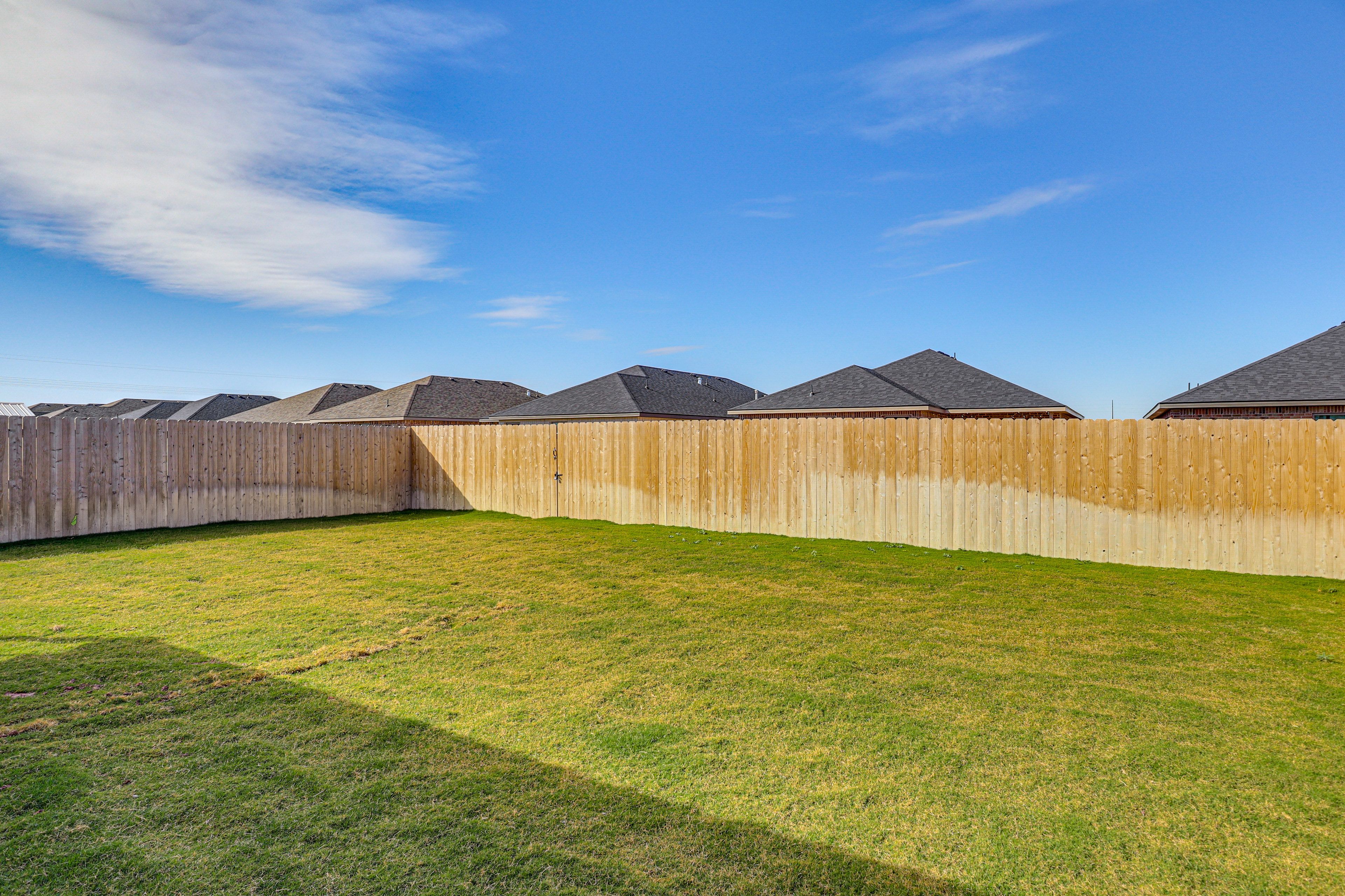 Fenced Backyard