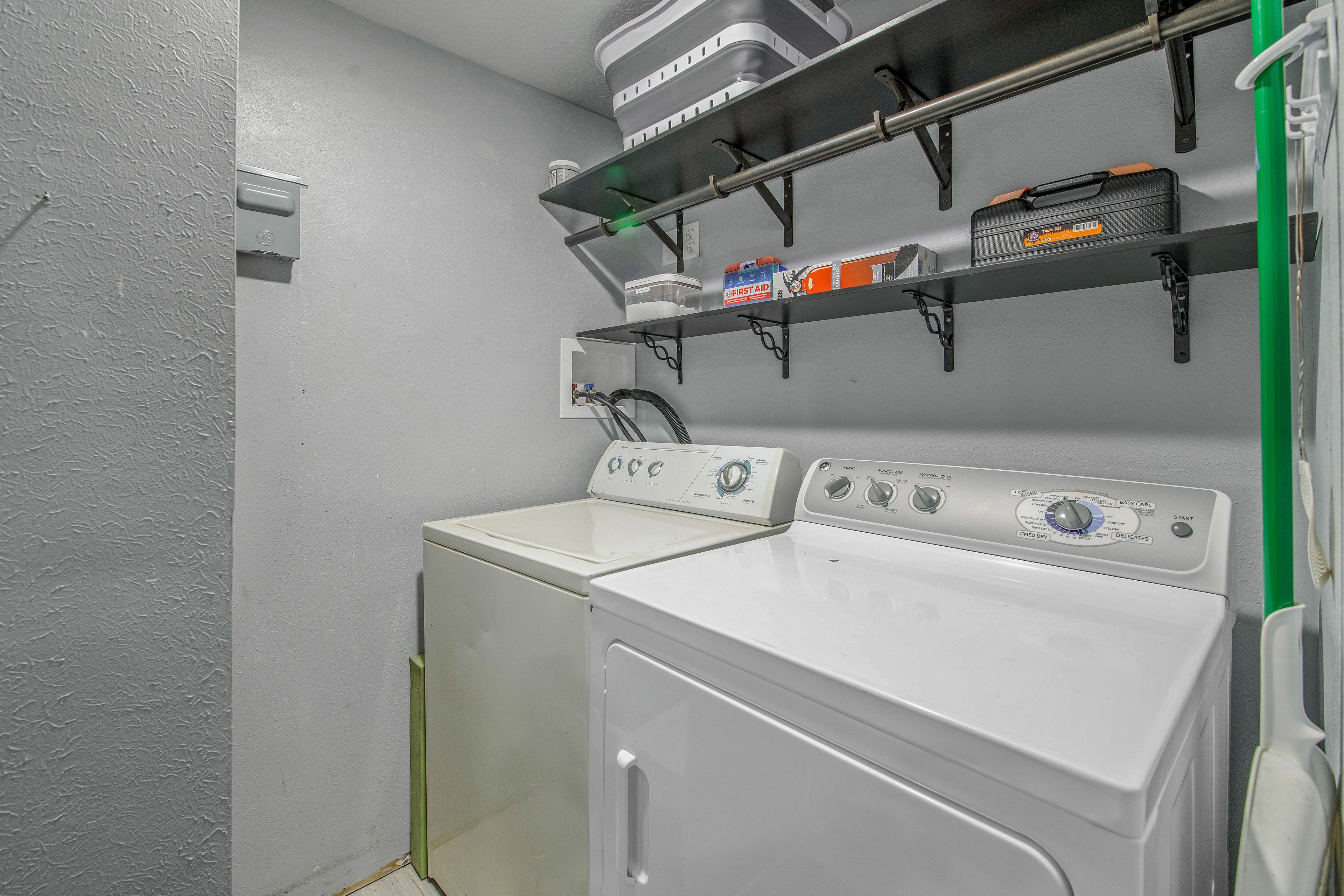 Laundry Room | Washer/Dryer | Iron/Board