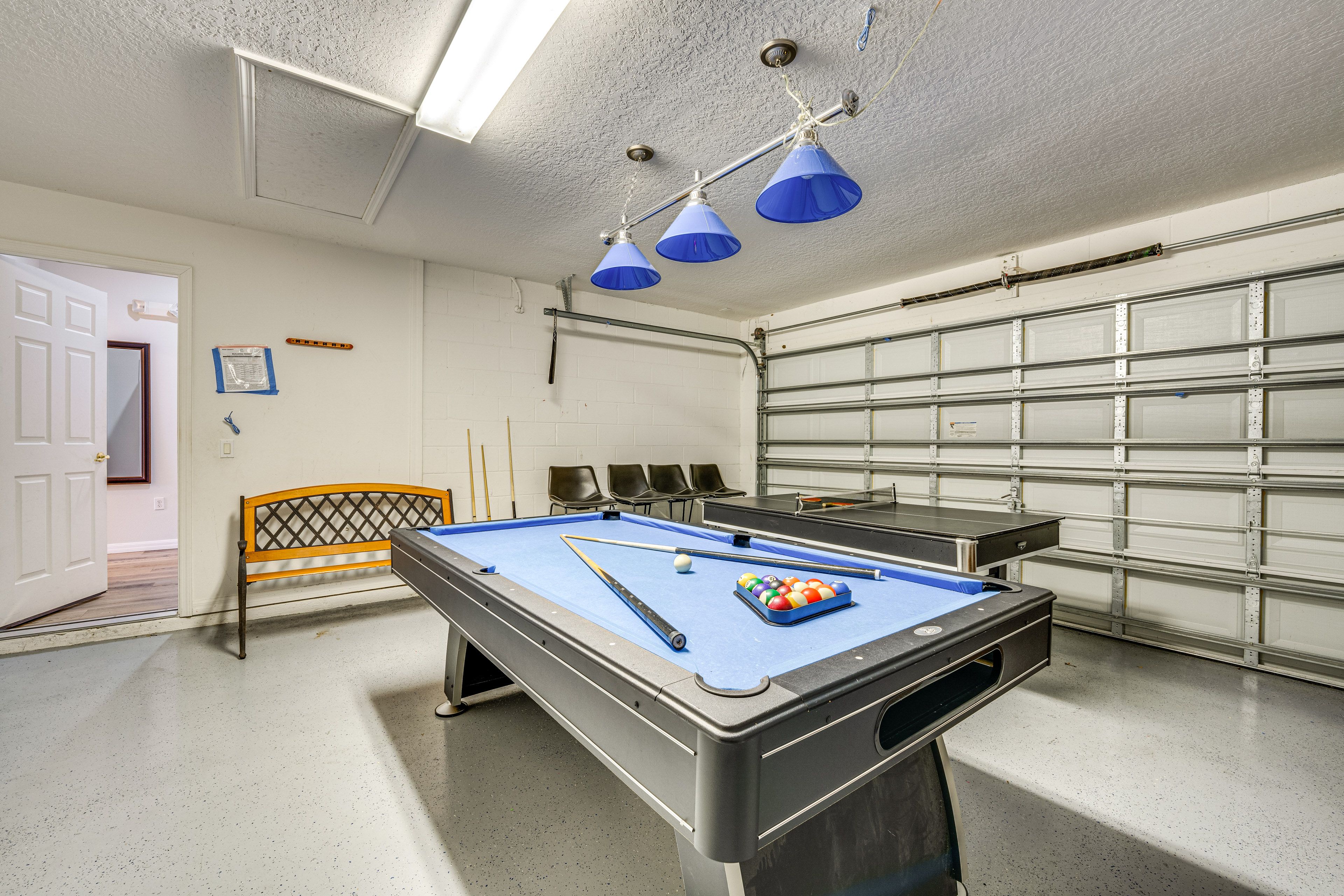 Garage | Game Room | Ping Pong | Pool Table | Darts