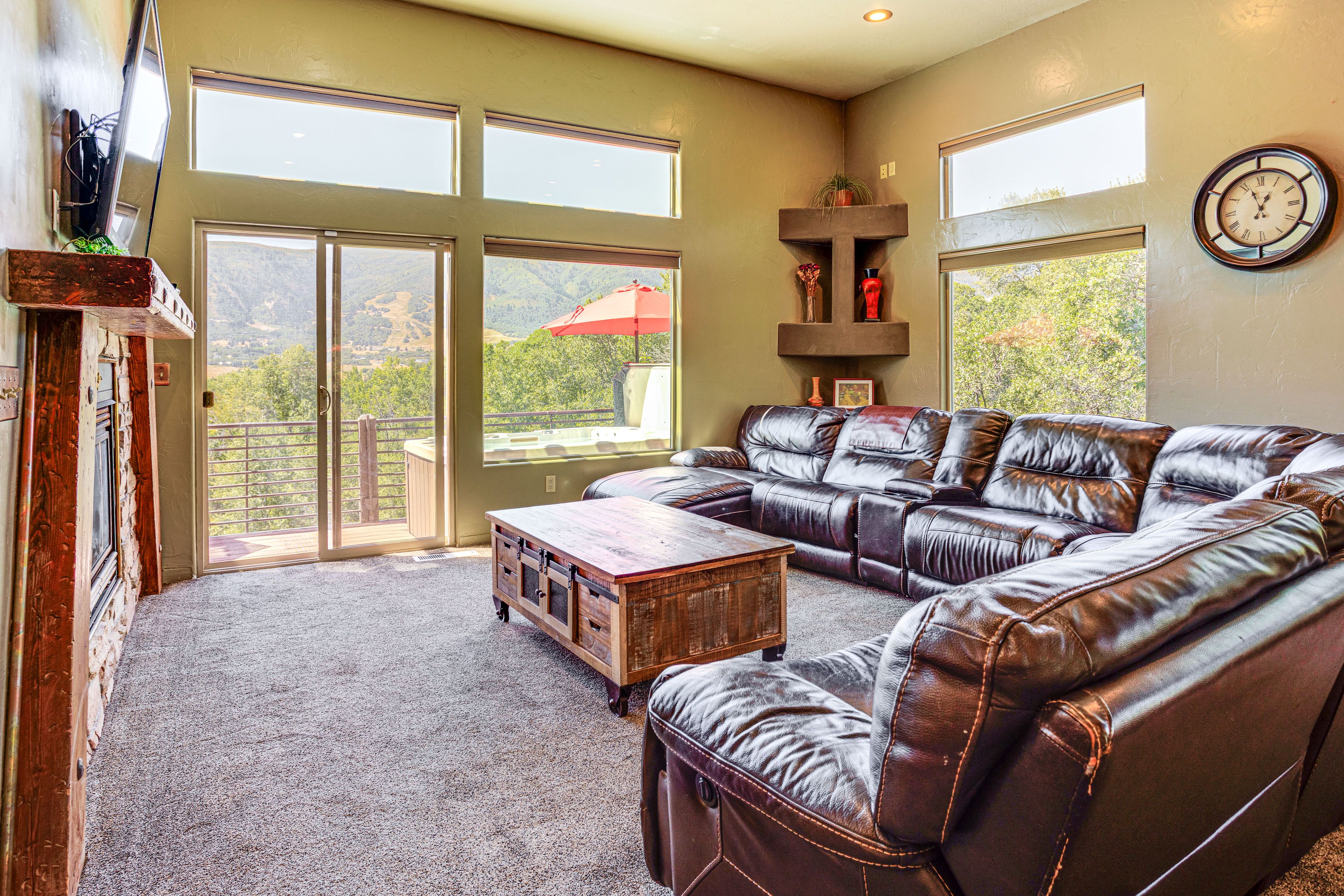 Family Room | 1st Floor | Central A/C & Heat | Fireplace
