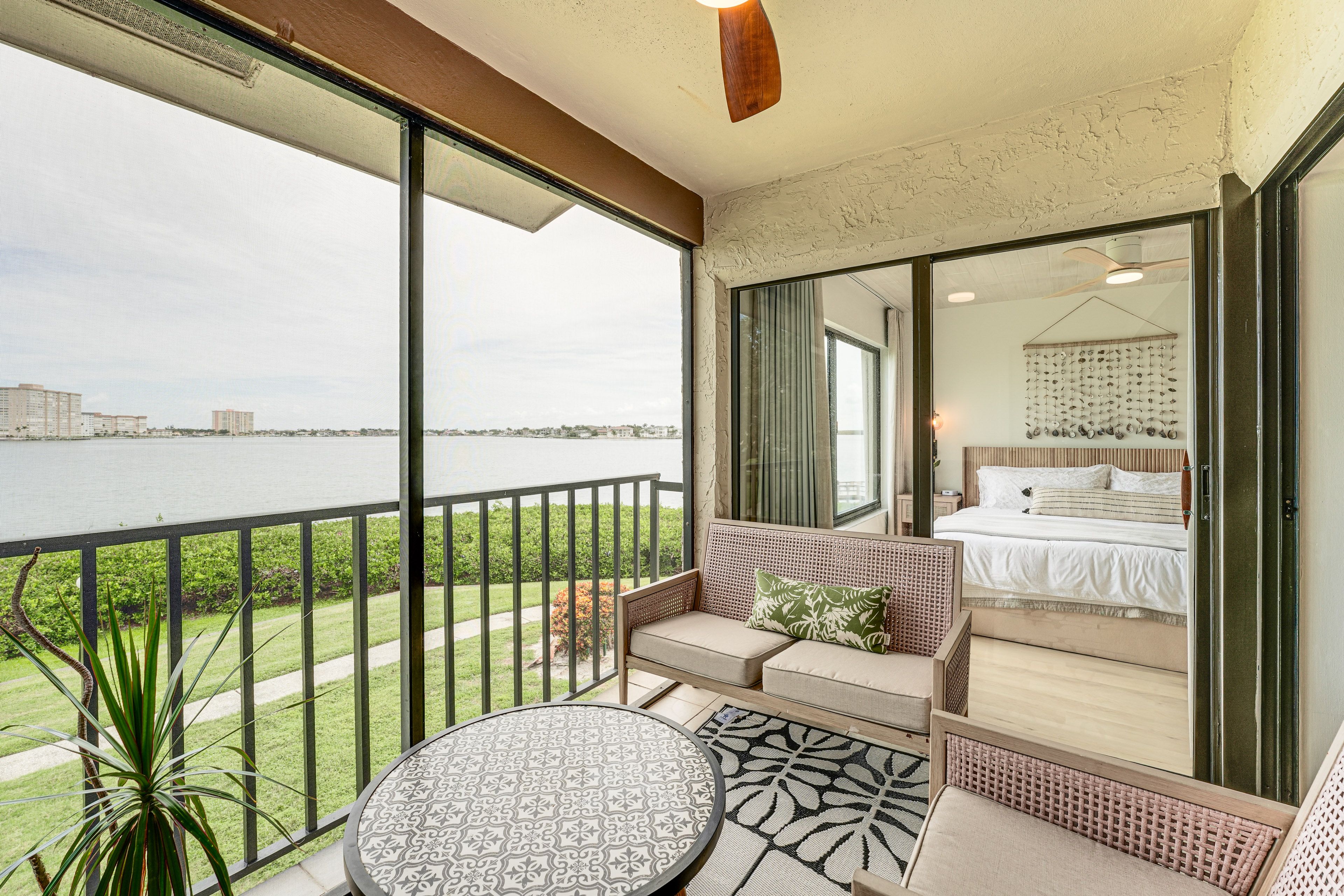 Screened Balcony | Blackstone Electric Griddle