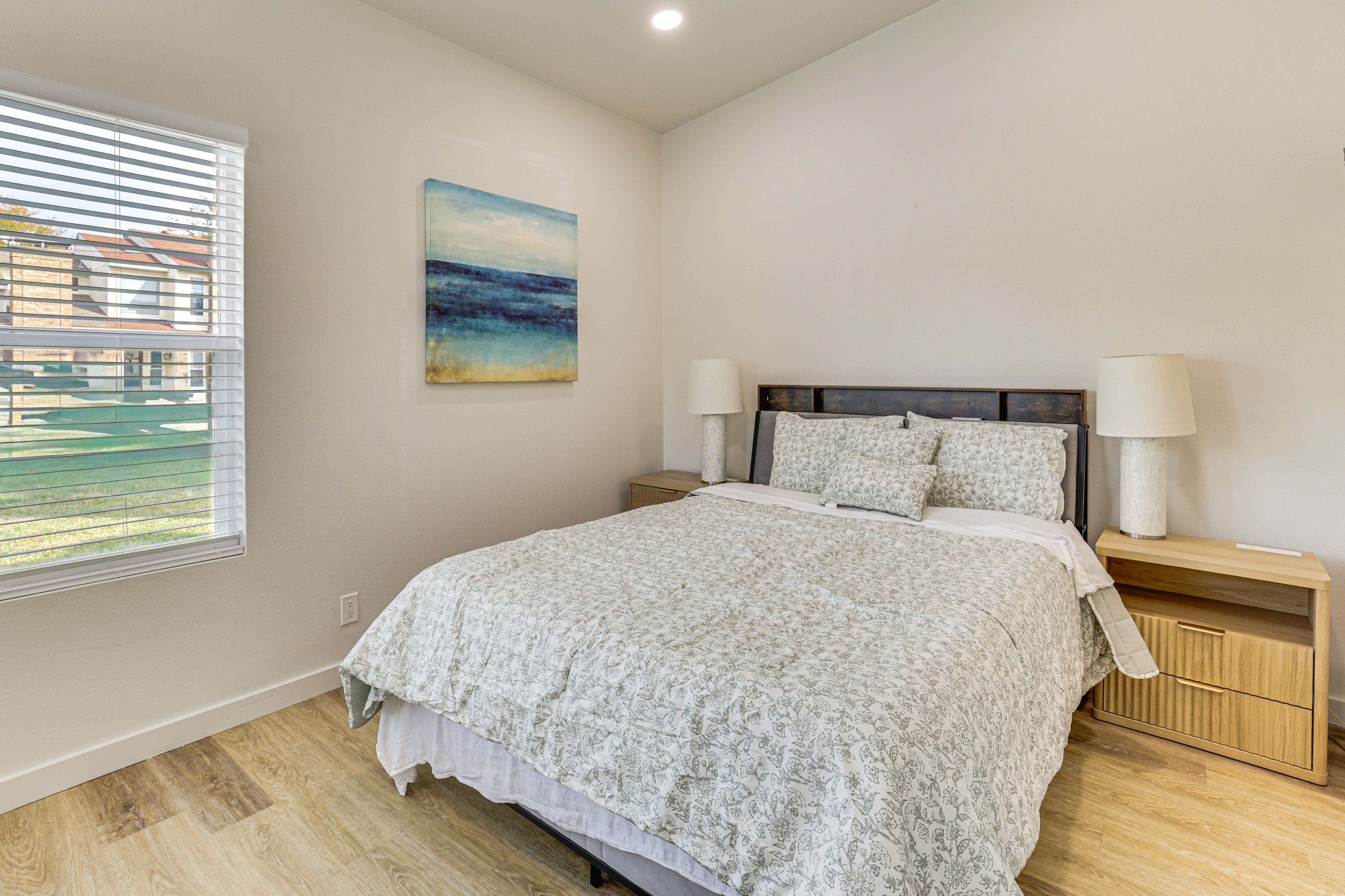 Bedroom 1 | Queen Bed | Linens Provided | Smart TV