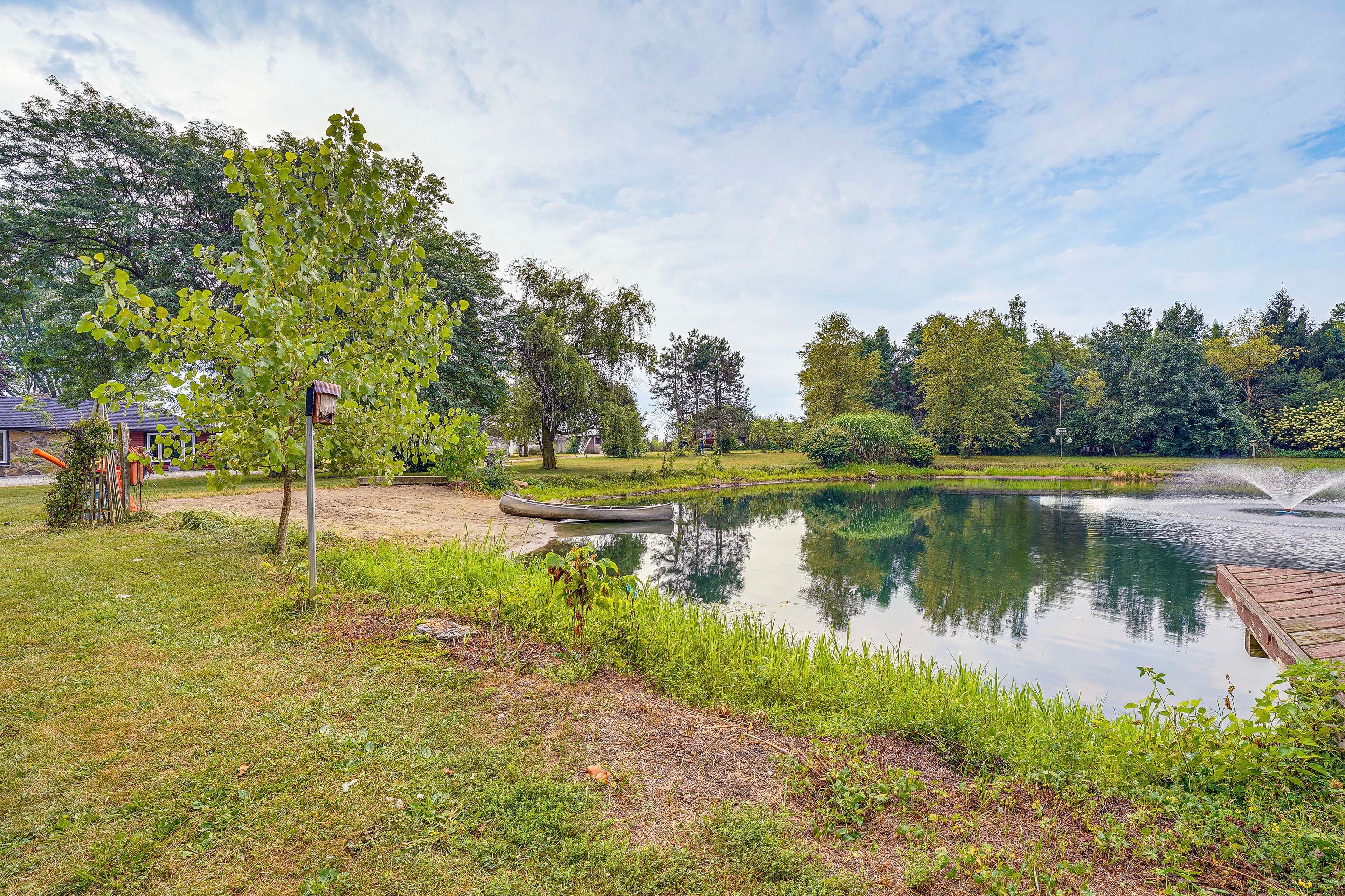 Fishing Pond w/ Dock