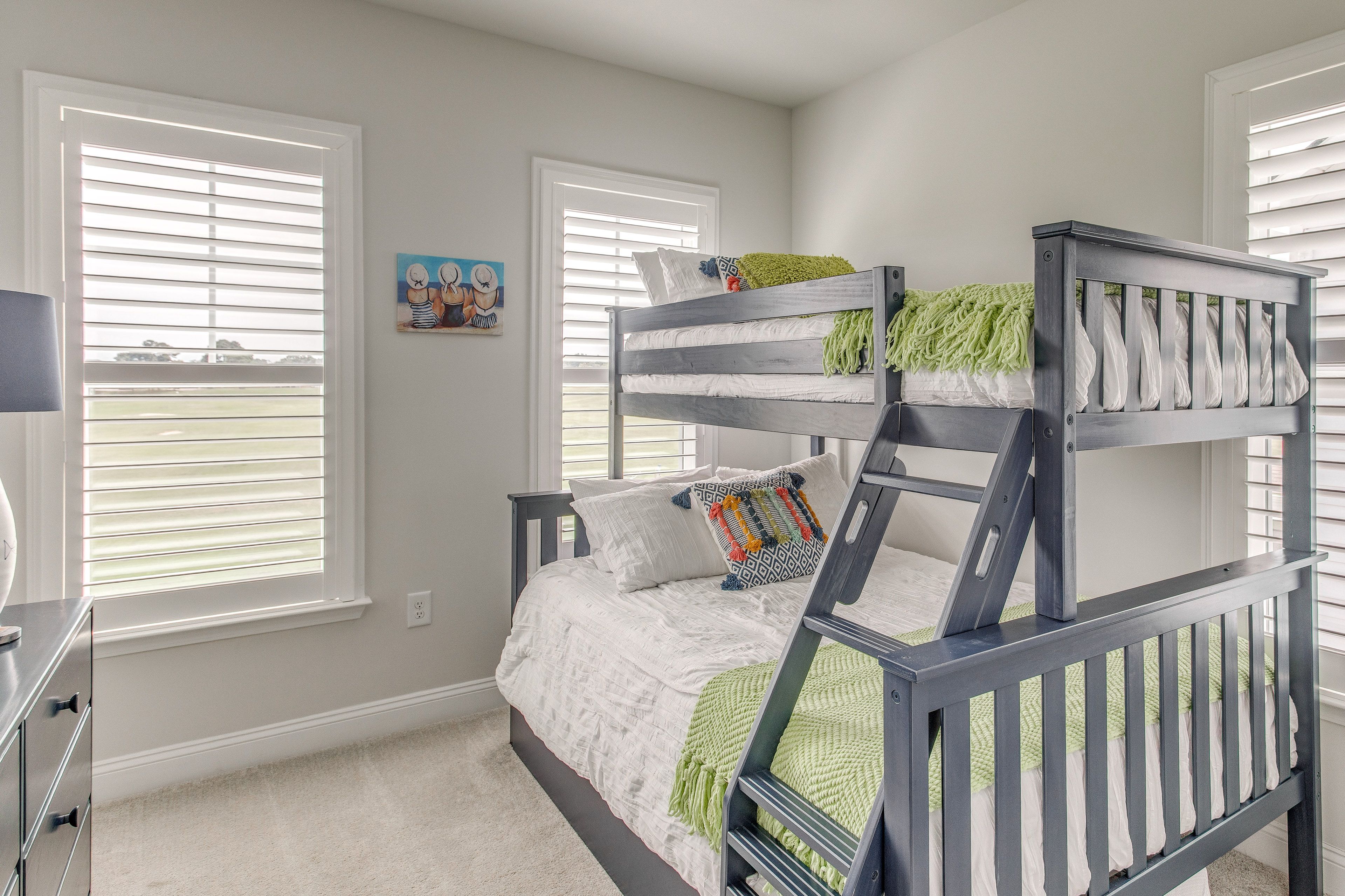 Bedroom 3 | Twin/Full Bunk Bed w/ Twin Trundle | 2nd Floor