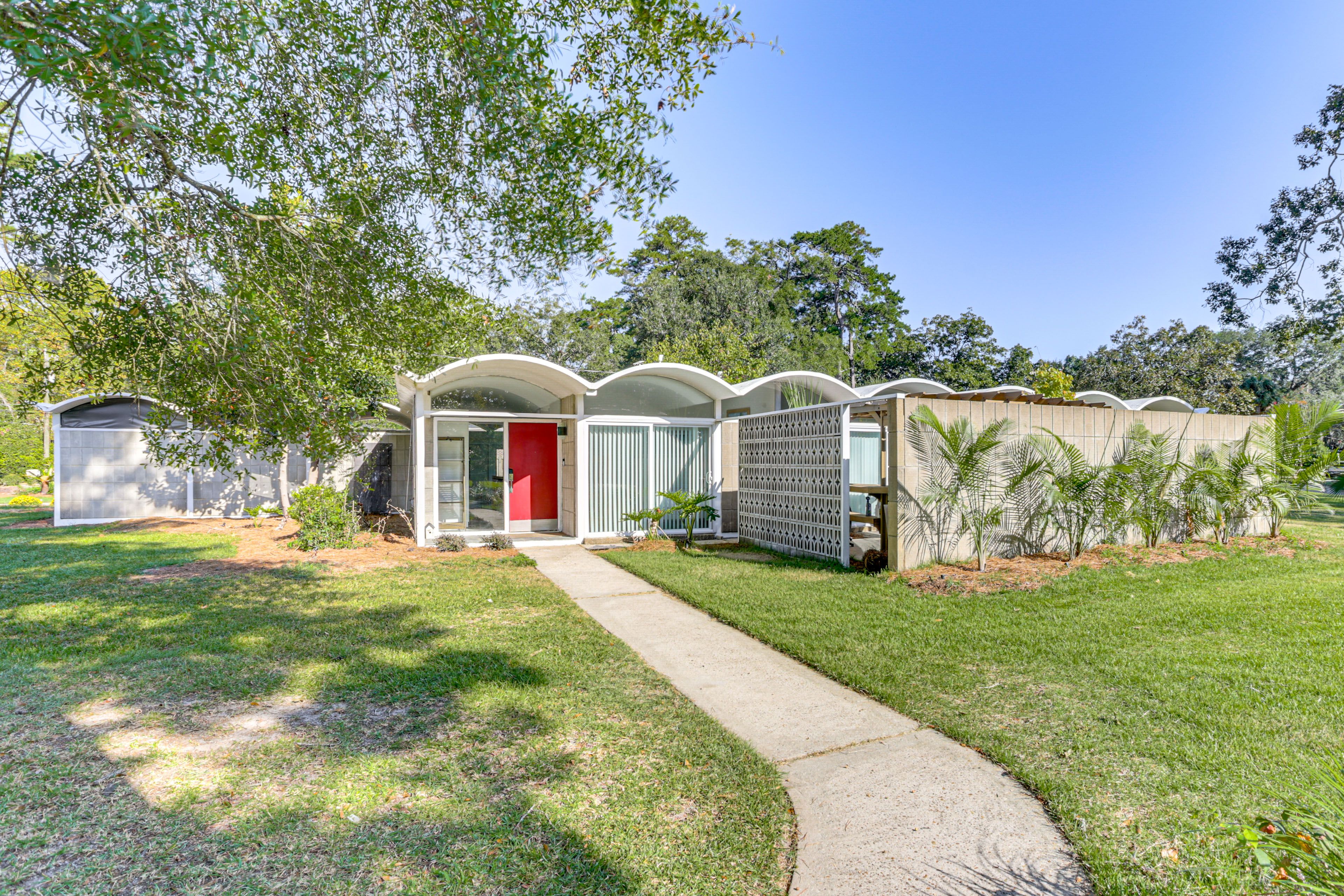 Property Exterior | Spacious Yard | Patio w/ Pergola | Gas Grill