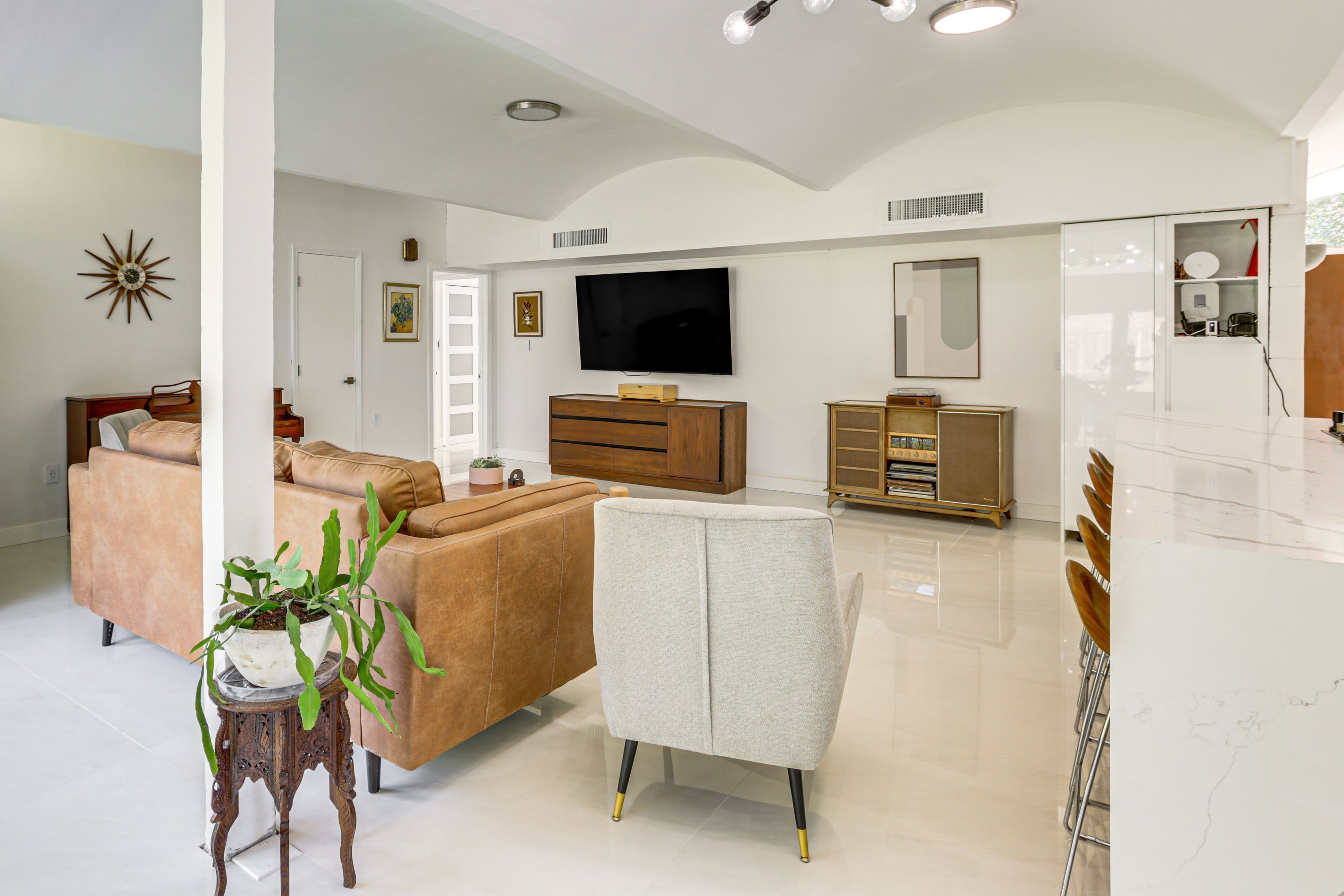 Property Interior | Single-Story Home | Free WiFi | Central A/C & Heating
