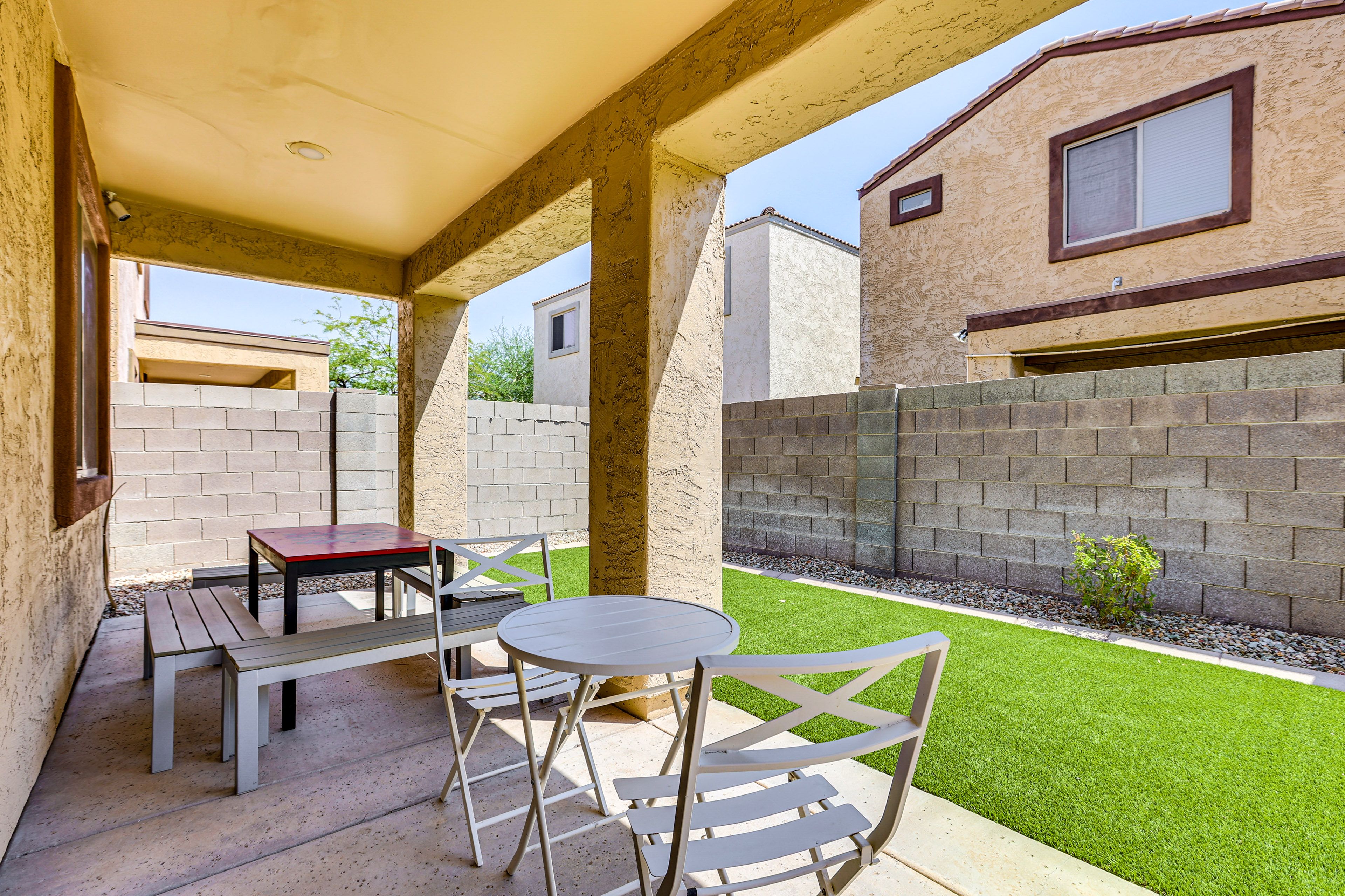 Covered Patio | Dining Areas