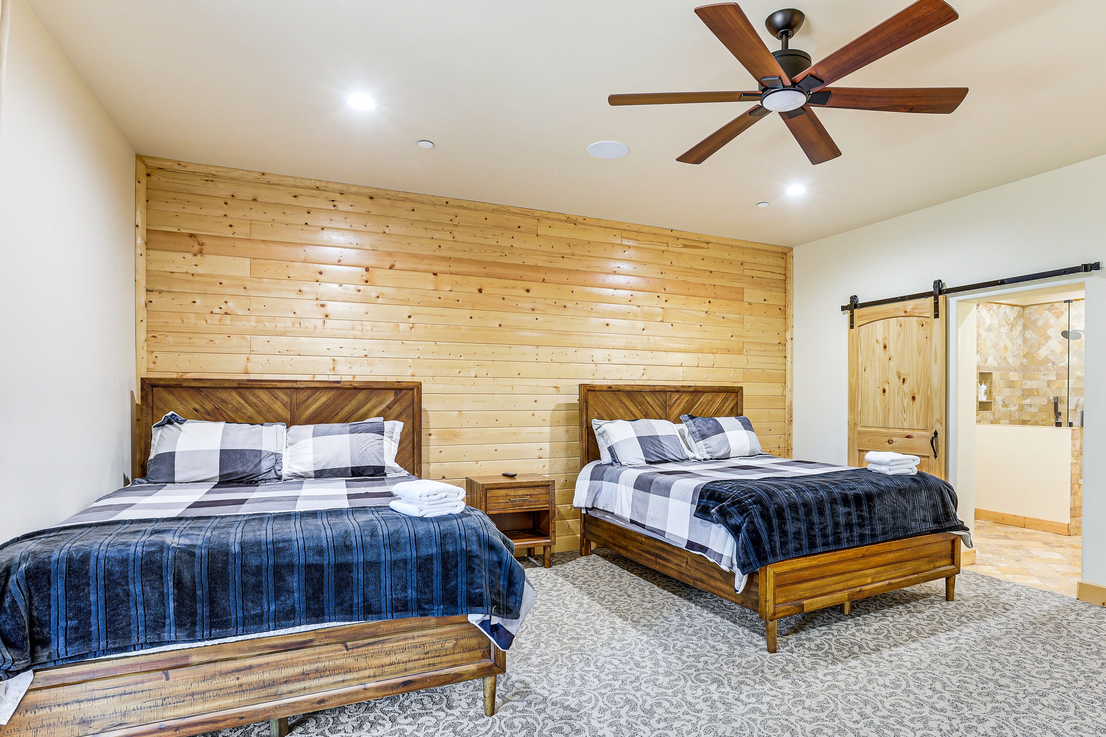 Bedroom 3 | 2 Queen Beds | Lower Floor