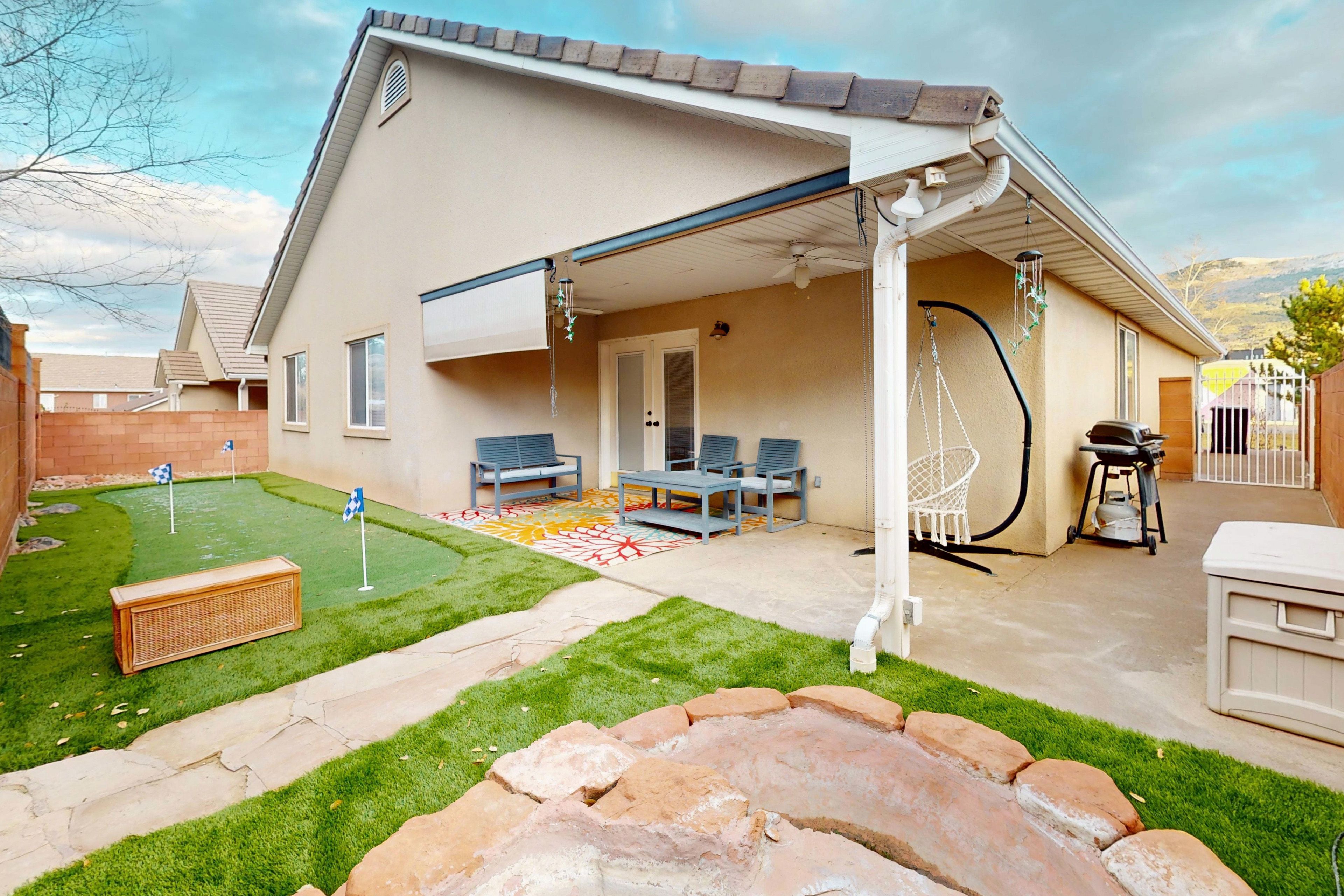 Private Yard w/ Putting Green