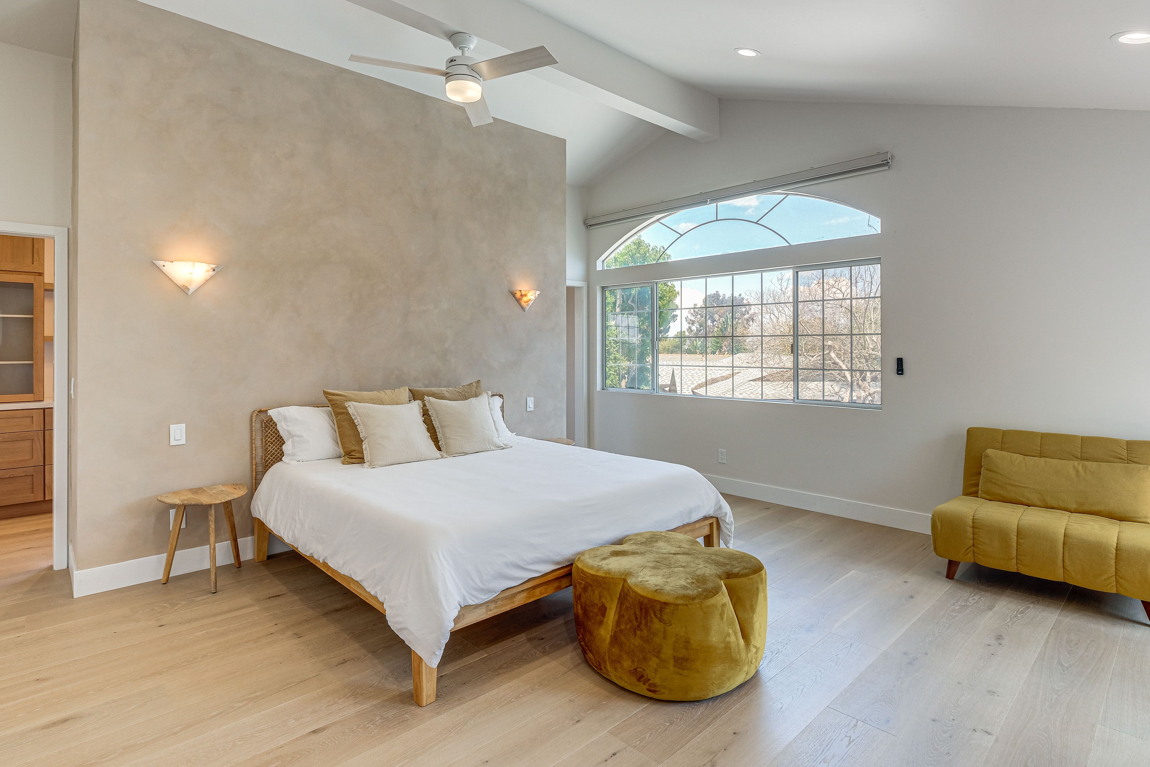 Bedroom 1 | 2nd Floor | King Bed | Twin Sleeper Sofa | Balcony Access | Smart TV