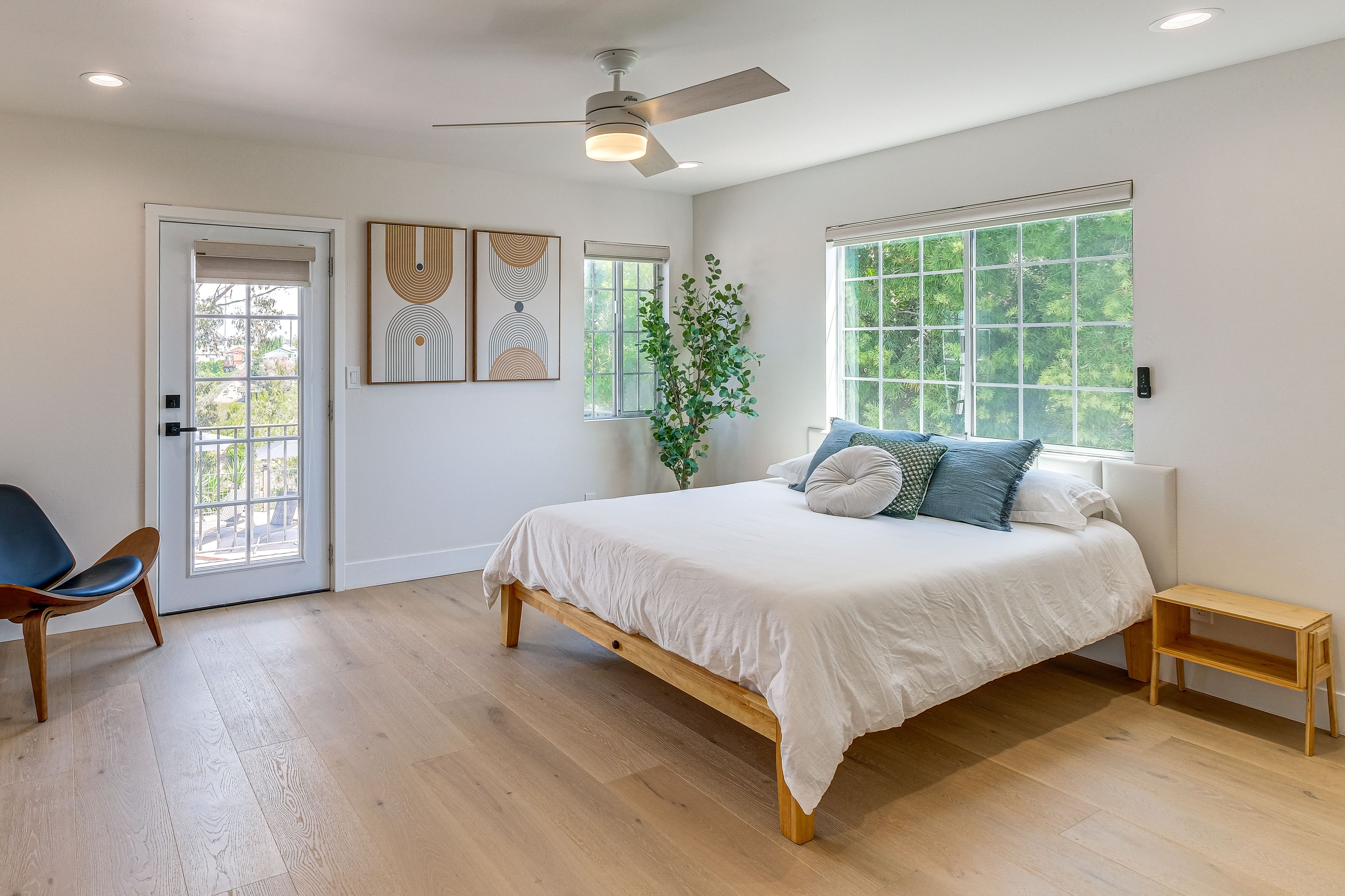 Bedroom 2 | 2nd Floor | King Bed | Balcony Access | Smart TV | Linens Provided