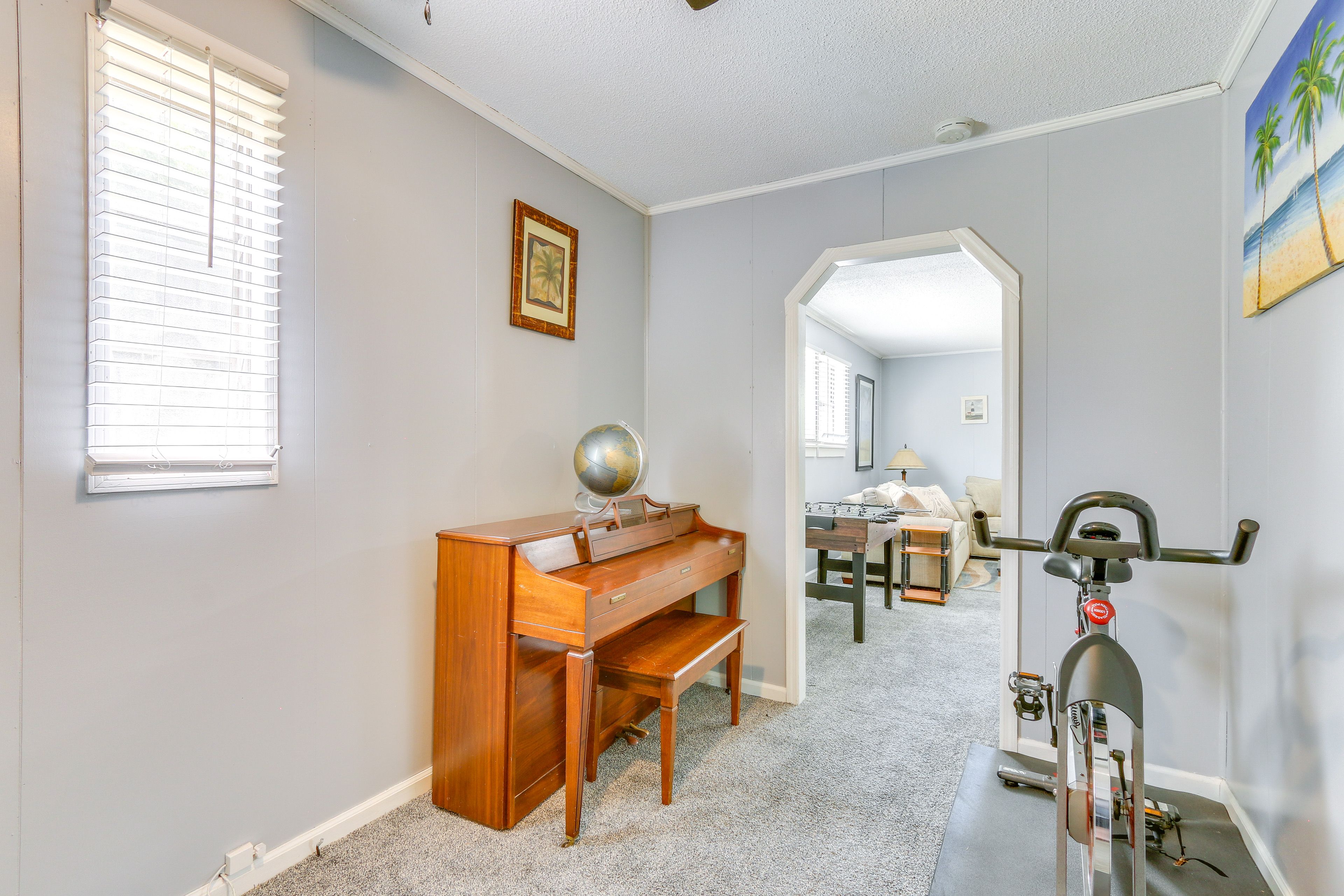 Den | Piano | Exercise Bike