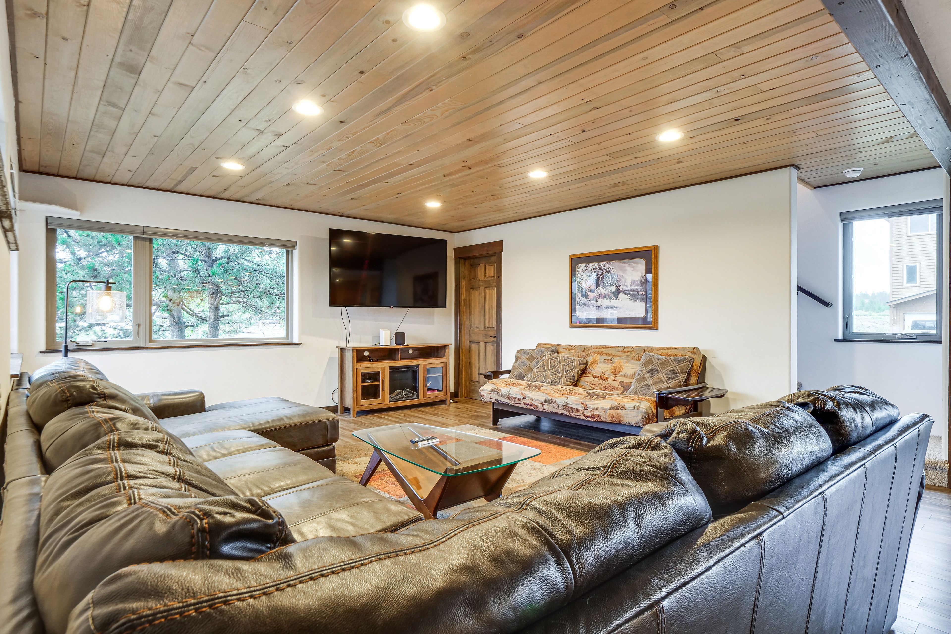 Living Area | Full Sleeper Sofa | Smart TV | 1st Floor