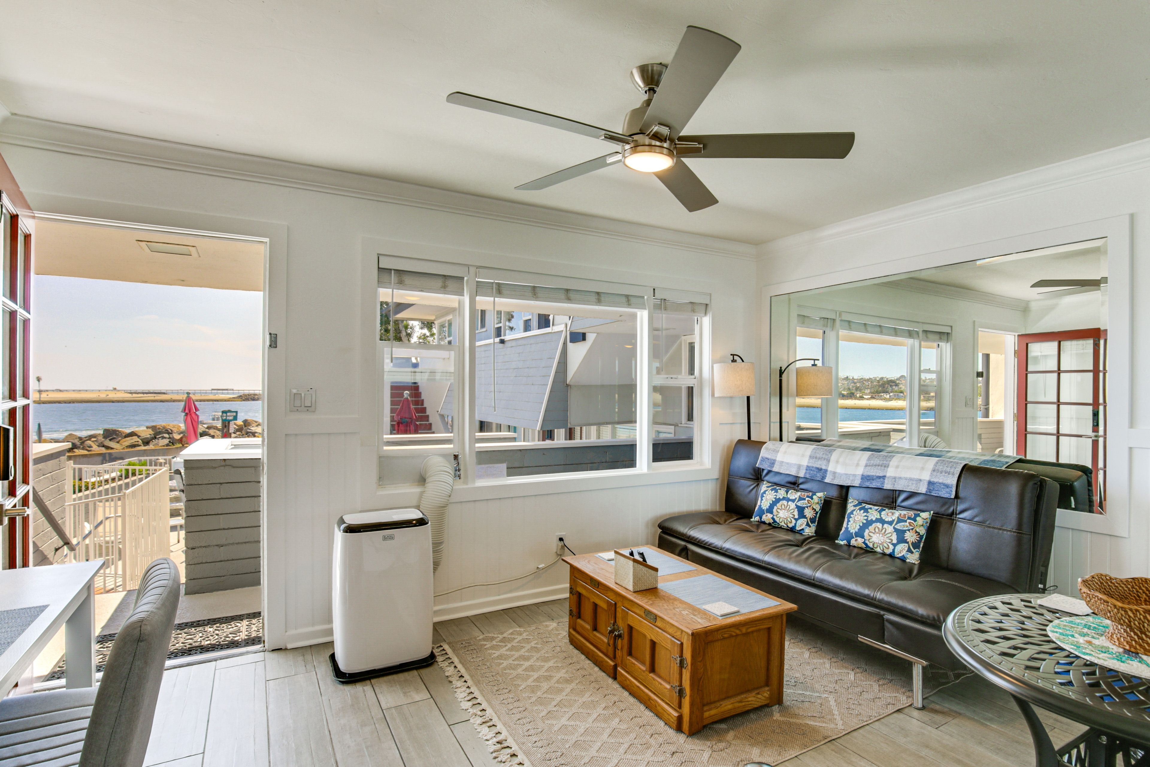 Property Interior | Single-Story Condo | Portable A/C & Heating Units