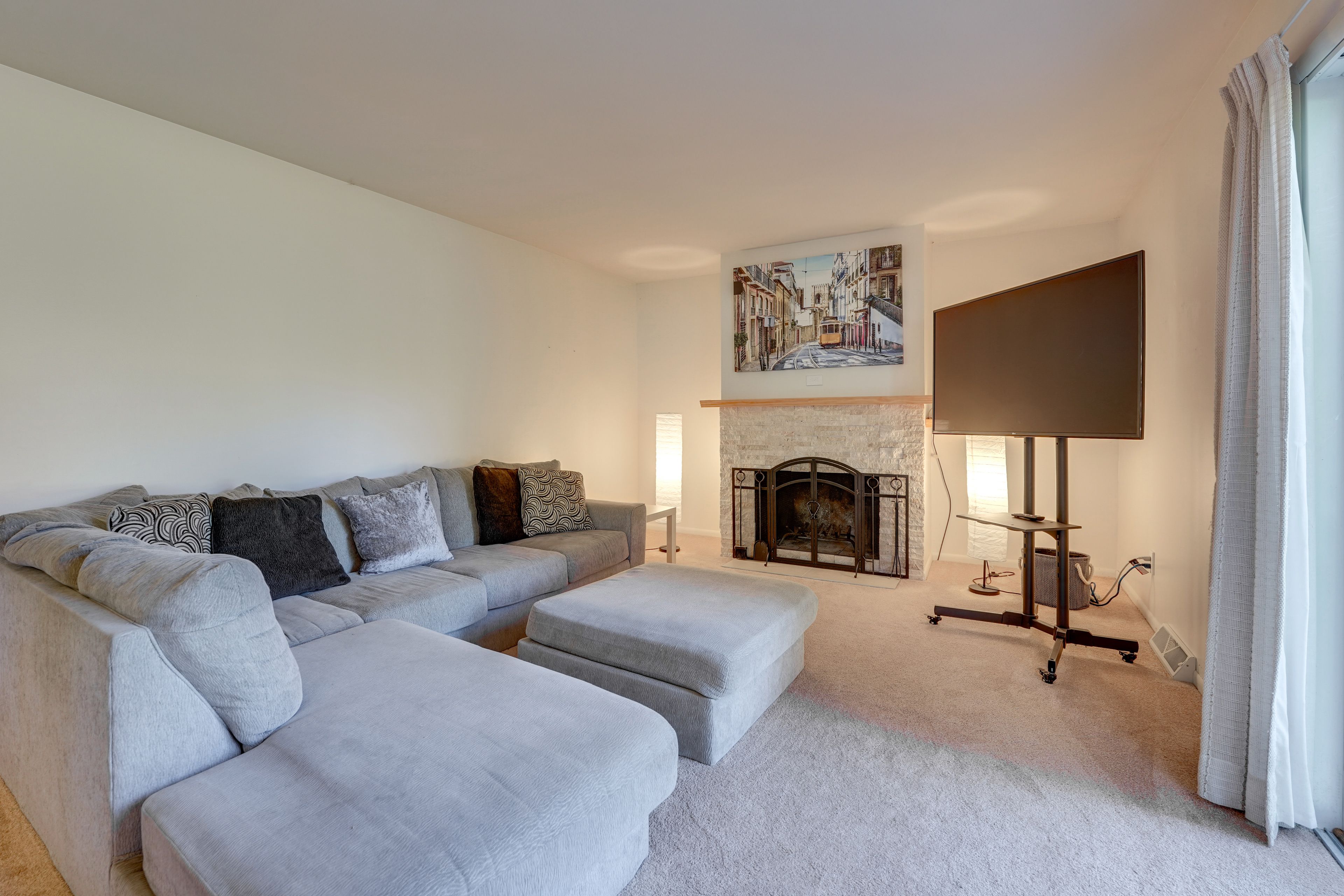 Property Interior | 2-Story Home | Free WiFi | Central A/C & Heating