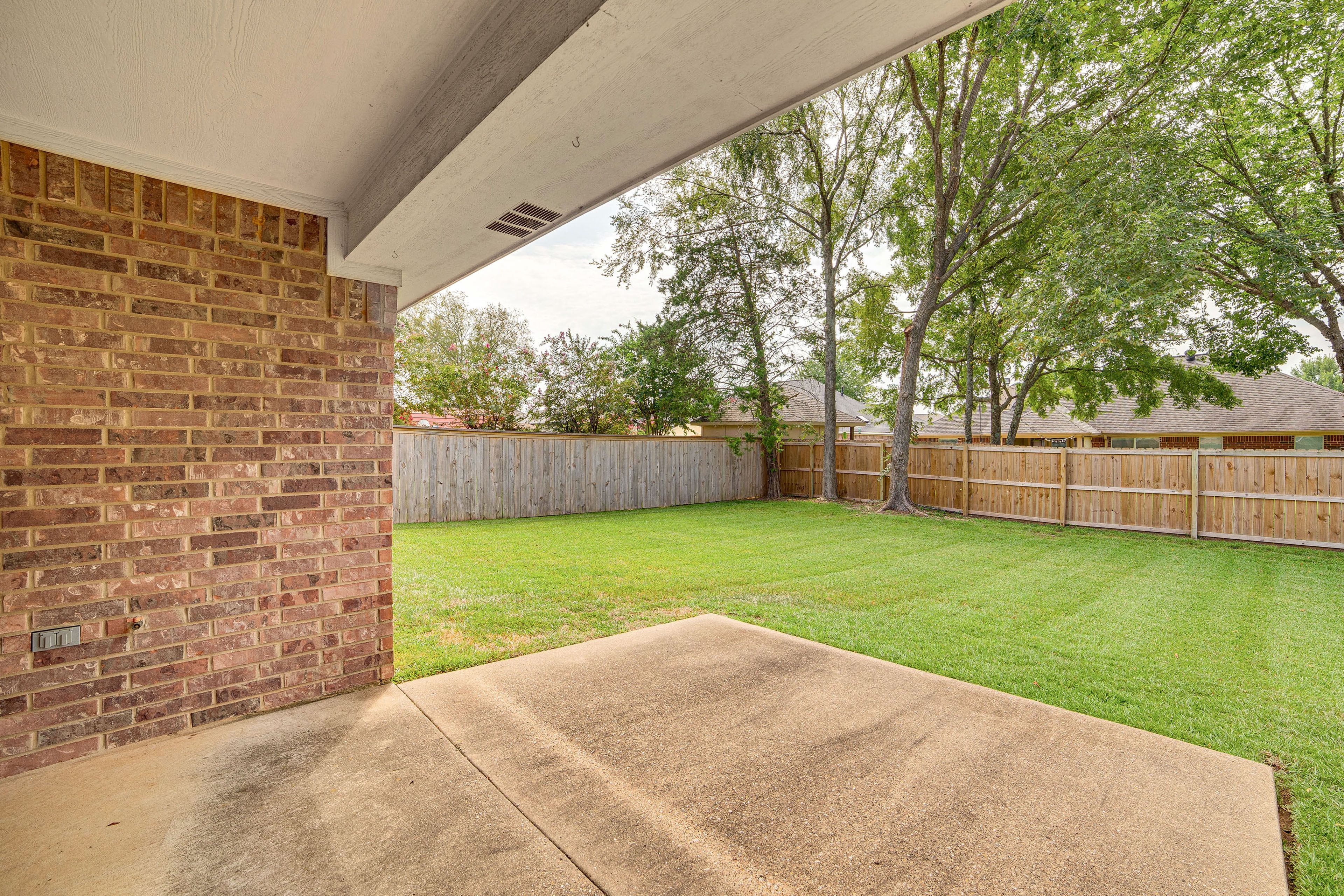 Rear Patio | Fenced Backyard
